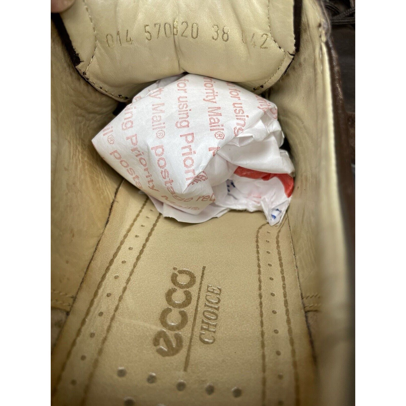 Ecco Ecco Choice Brown Suede Leather Comfort Lace Up Shoes Women’ Size US 7.5 / IT 37.5 - 9 Thumbnail