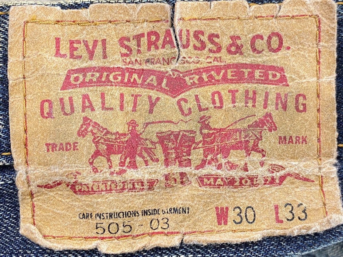 Levi's Levi’s_ Mud Wash Ripped Style Straight Leg Jeans Size US 30 / EU 46 - 11 Thumbnail