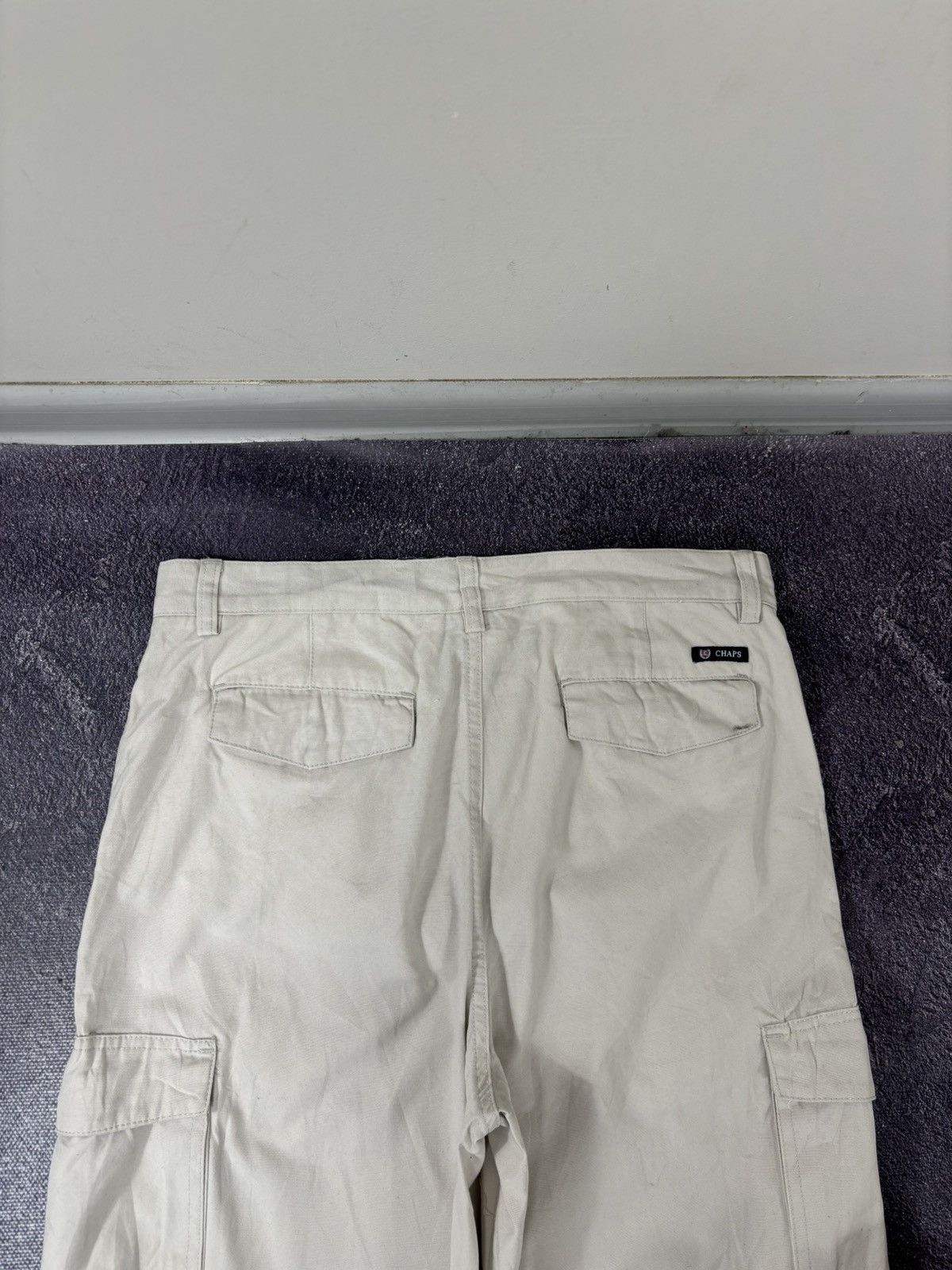 Chaps Ralph Lauren Vintage Chaps Ralph Lauren Y2K Beige Hype Cargo Shorts Size US 32 / EU 48 - 15 Thumbnail
