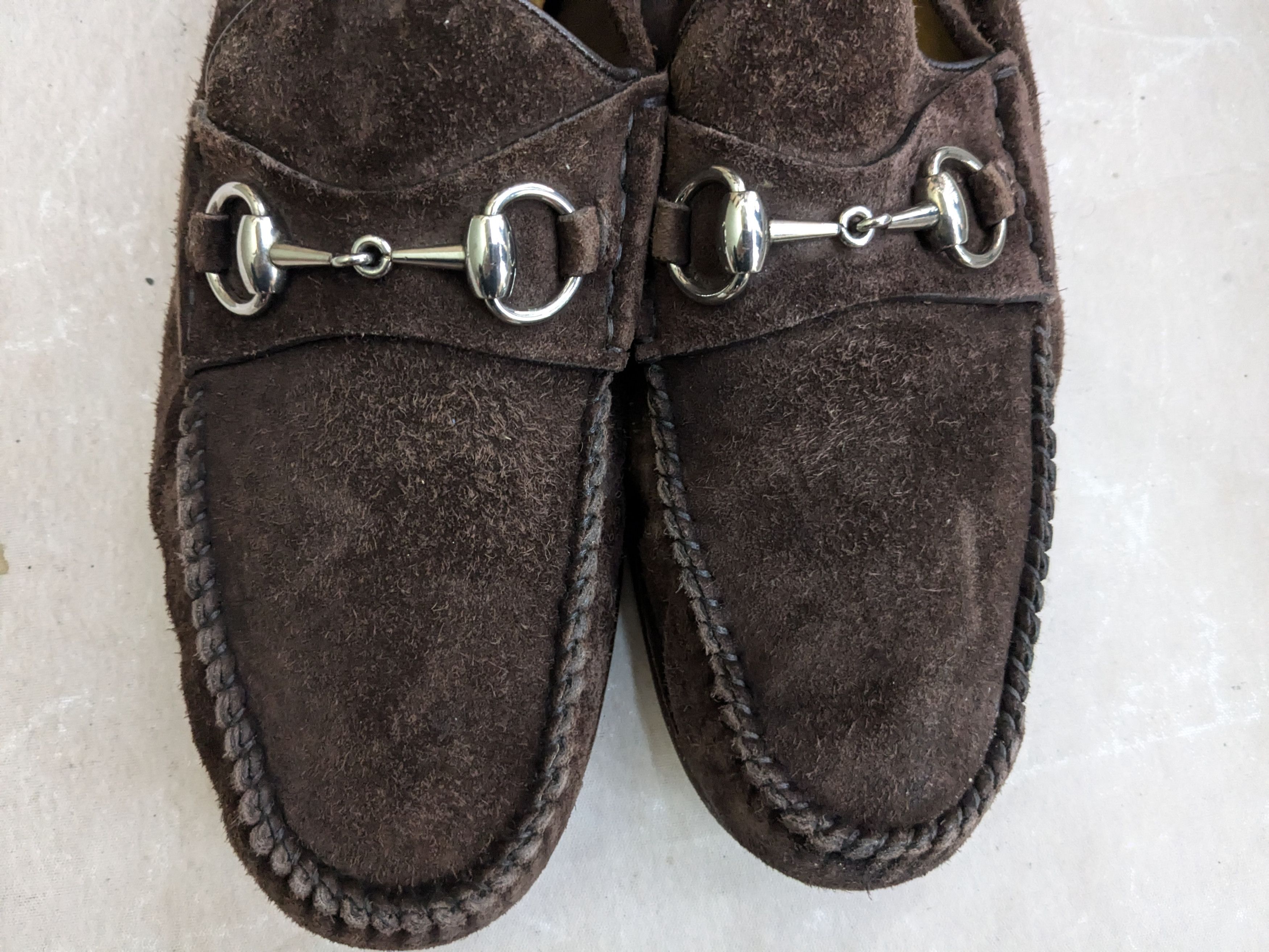 Gucci Gucci Horsebit Loafers Brown Suede Leather 9.5 Size US 9.5 / EU 42-43 - 3 Thumbnail