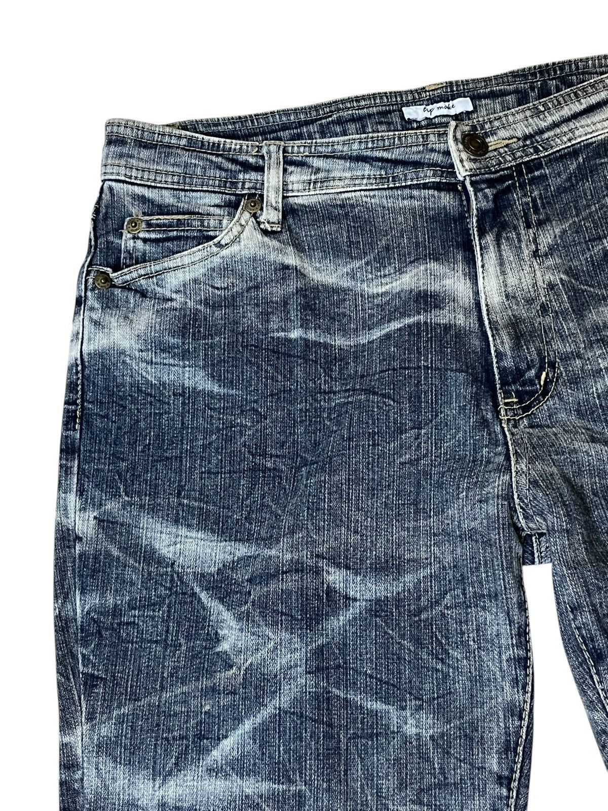 Tornado Mart SICK🔥JAPANESE BRAND HIP MAKE FLARED JEANS Size US 34 / EU 50 - 5 Thumbnail