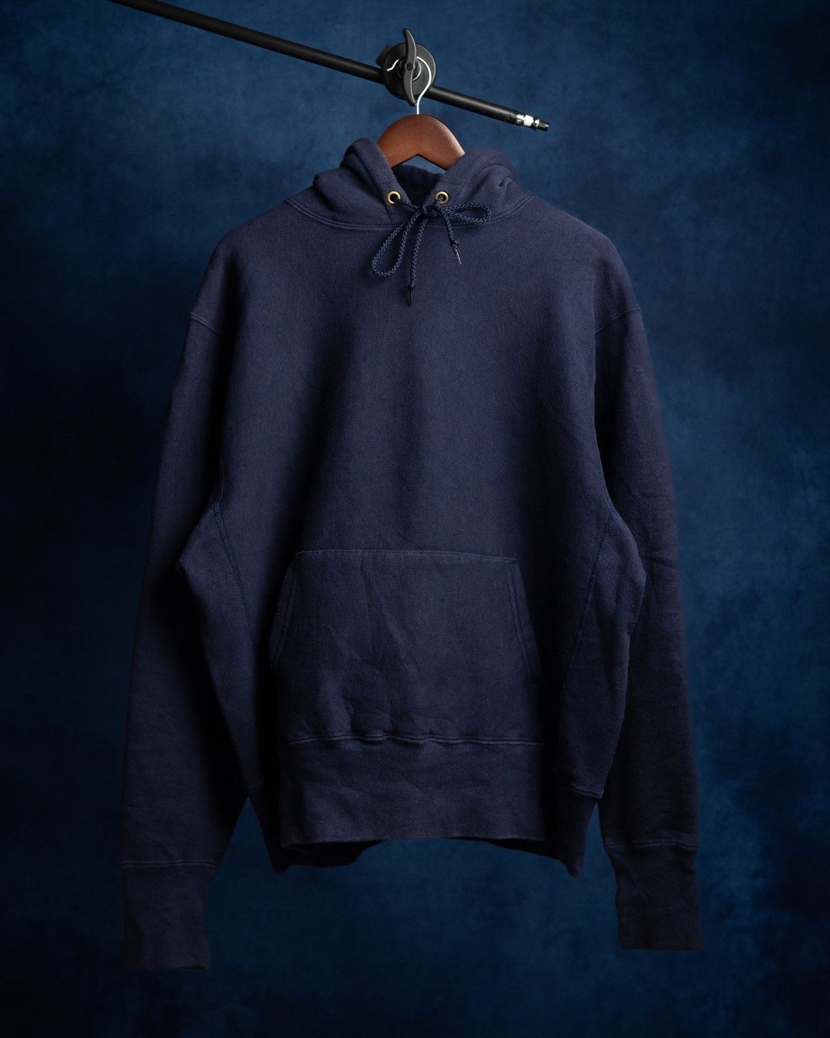 Camber NAVY CAMBER CROSSKNIT HEAVYWEIGHT PULLOVER HOODIE Size US L / EU 52-54 / 3 - 1 Thumbnail
