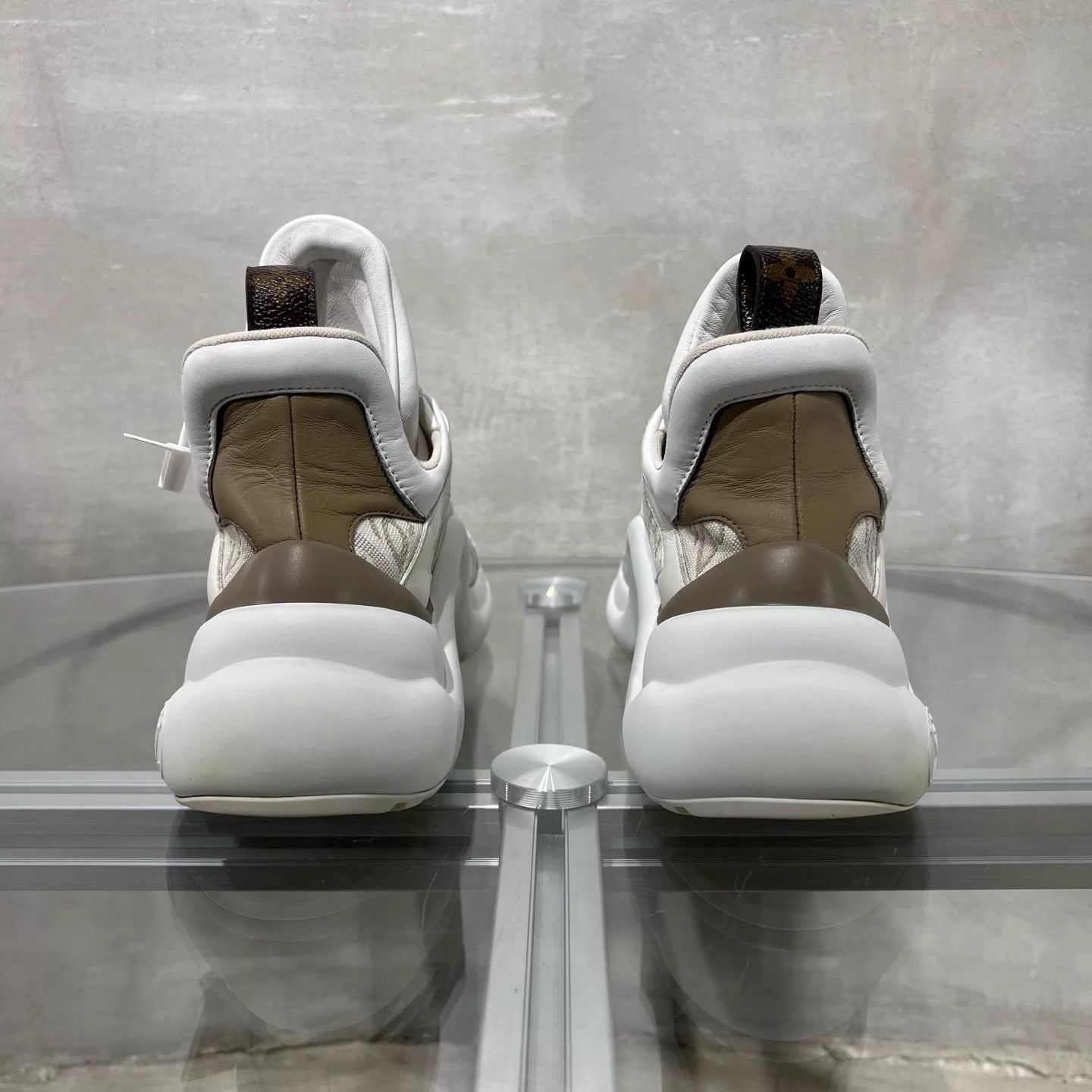 Louis Vuitton LV Archlight Monogram Print White Dad Sneakers 36 Size US 5.5 / IT 35.5 - 6 Thumbnail