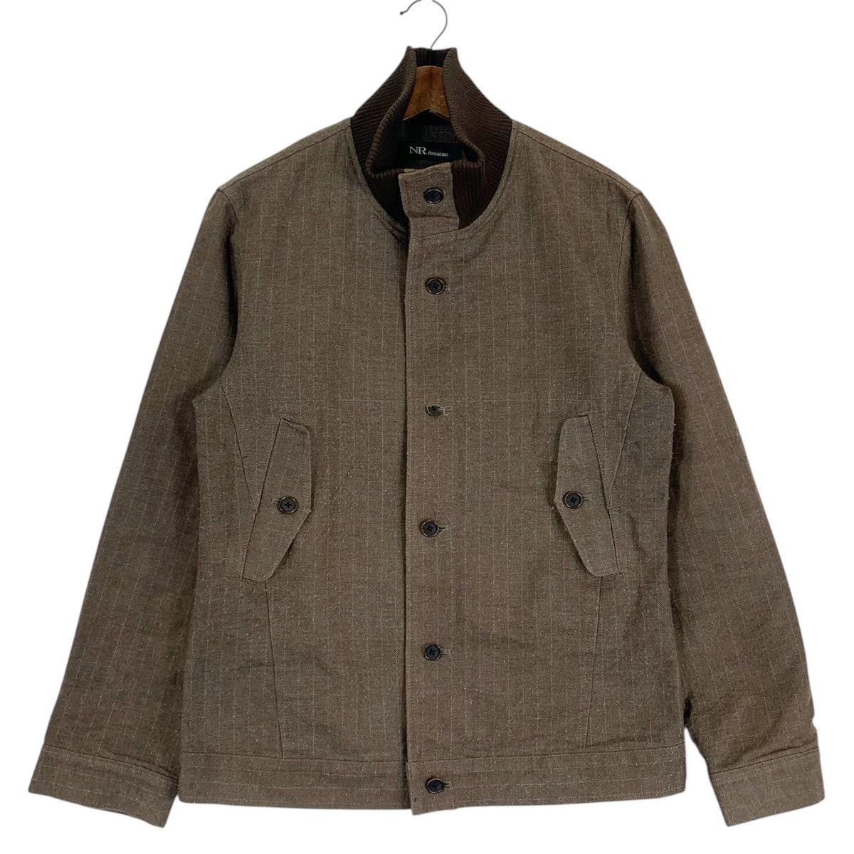 Japanese Brand Vintage NR Deuxieme Button Sherpa Jacket Size US M / EU 48-50 / 2 - 1 Thumbnail
