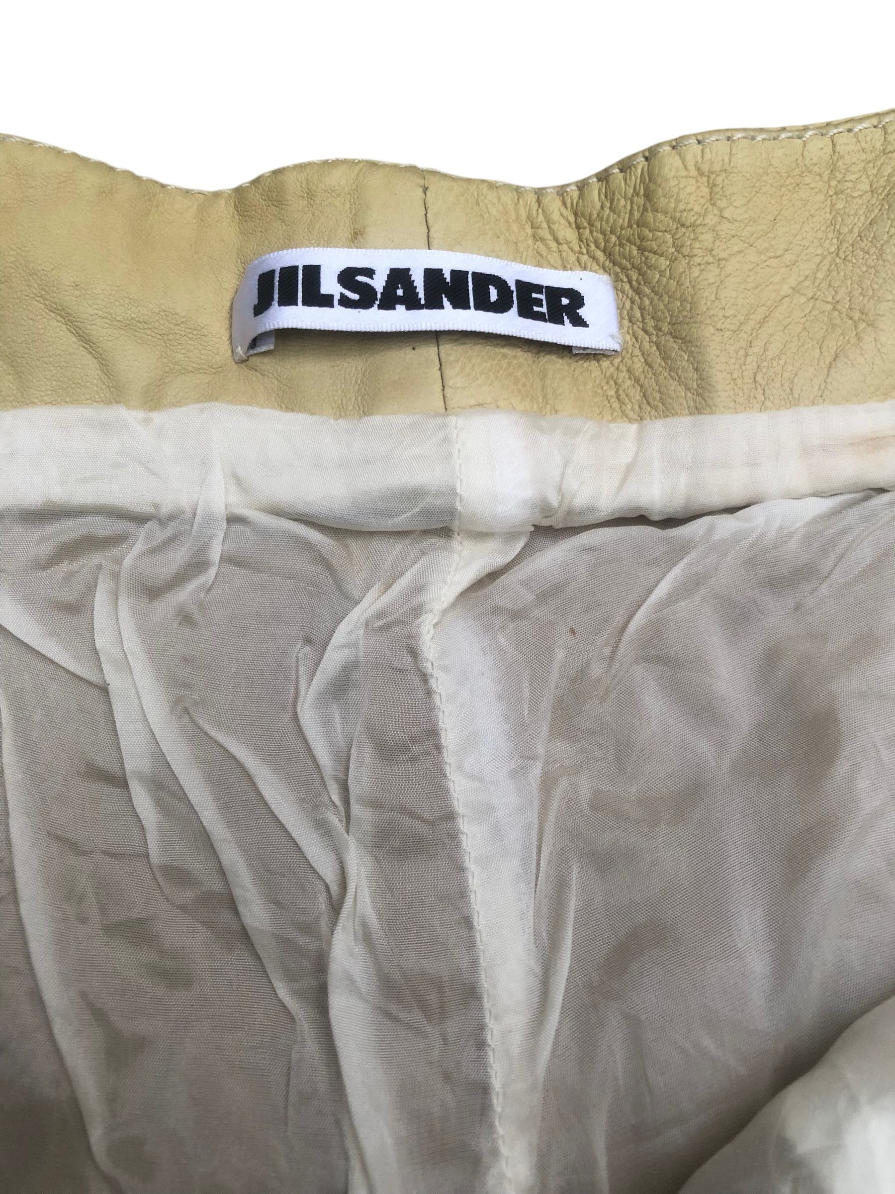 Jil Sander 🔥💯JILSANDER Designer Leather Pants Size 34 Size 34" / US 12 / IT 48 - 10 Thumbnail