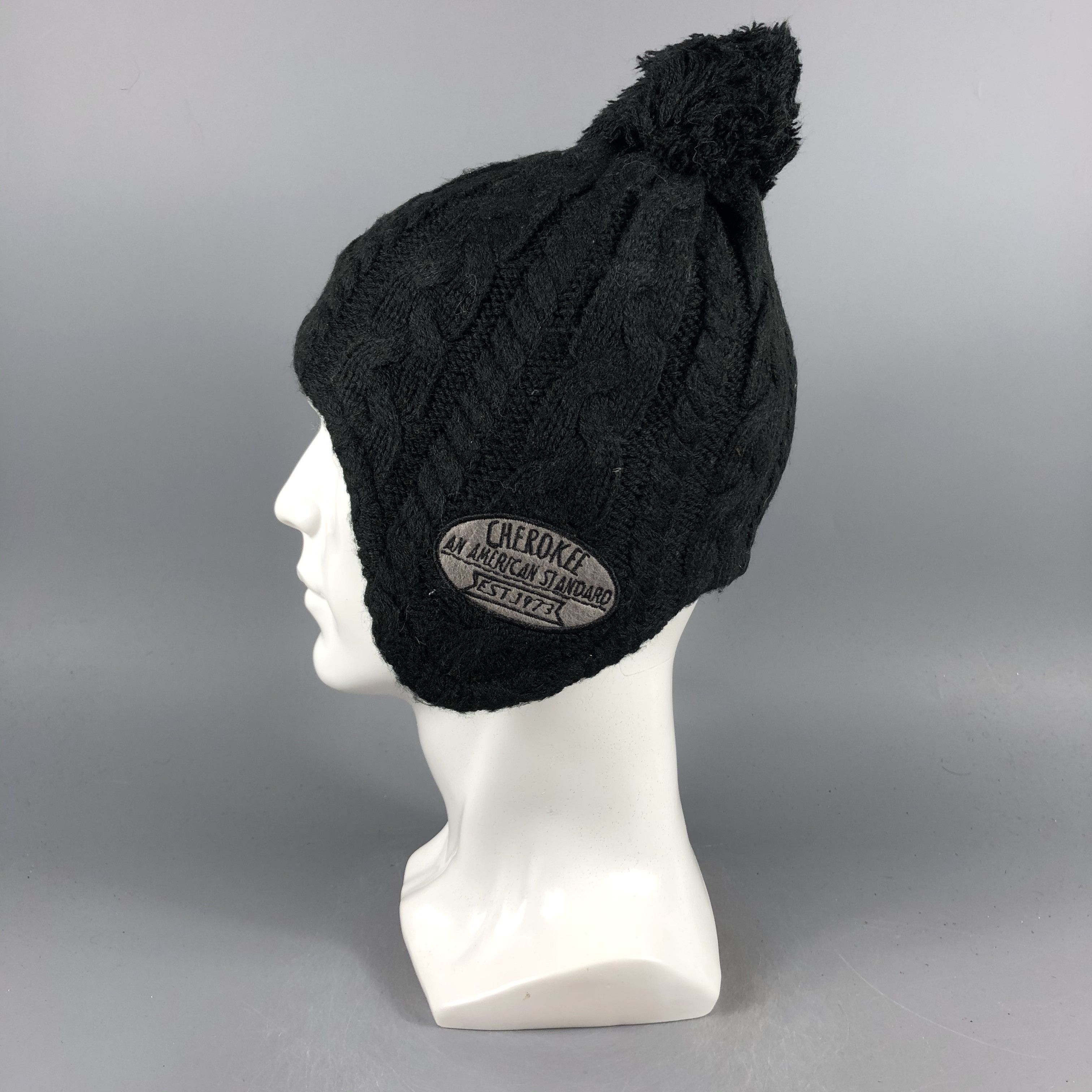 Cherokee × Vintage Cherokee Ear Flap Hat Beanie Snow Hat Snow Cap -D1107 Size ONE SIZE - 1 Thumbnail