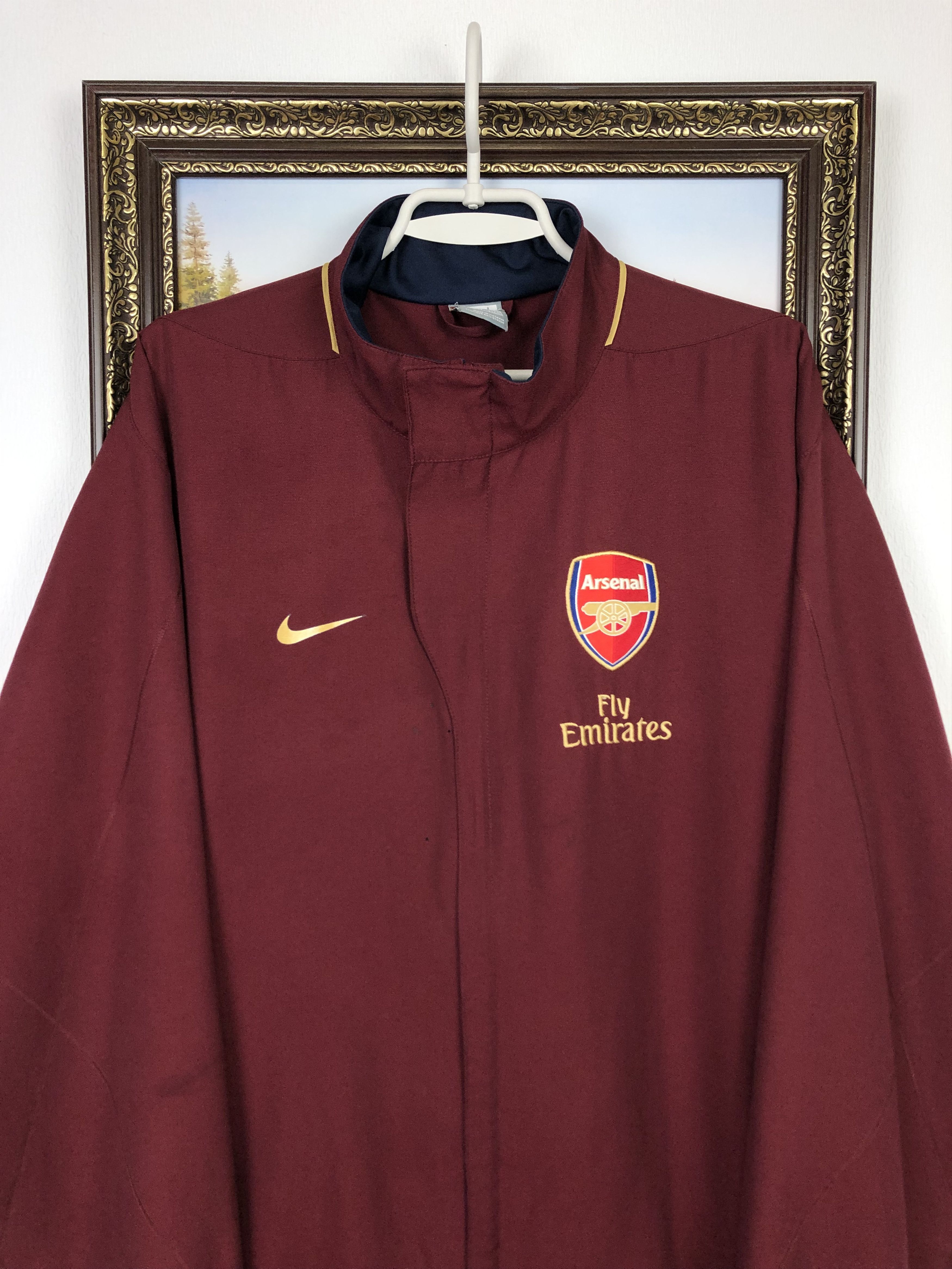 Nike Vintage Nike Arsenal Football Jacket Soccer Track Top Size US L / EU 52-54 / 3 - 2 Thumbnail