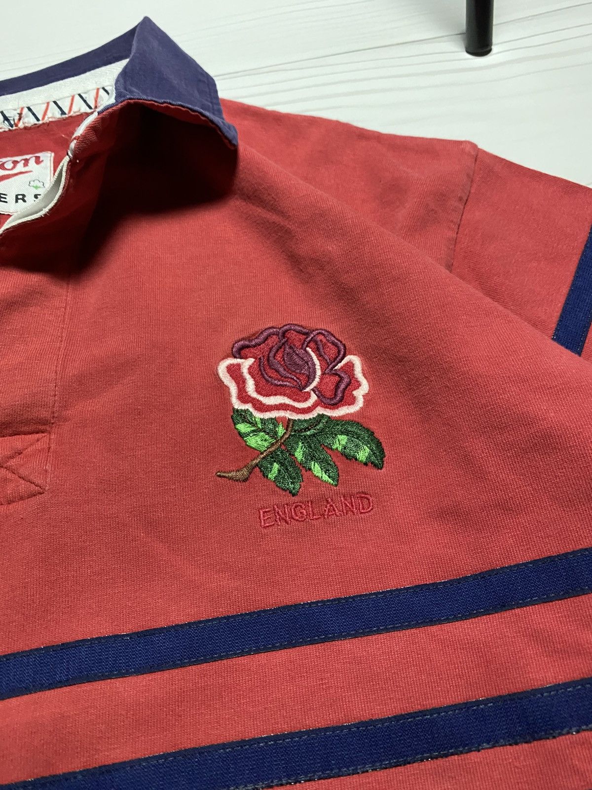Cotton Traders Vintage England Cotton Traders 90’s home jersey longsleeve Size US XL / EU 56 / 4 - 8 Thumbnail