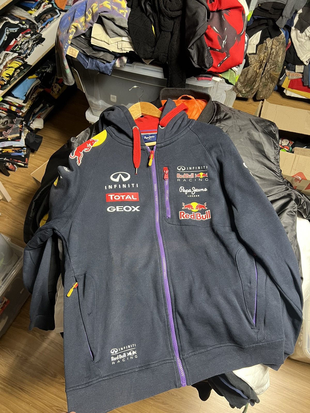 Pepe Jeans Pepe Jeans Red Bull Infiniti Racing Formula 1 hoodie Size US M / EU 48-50 / 2 - 22 Thumbnail