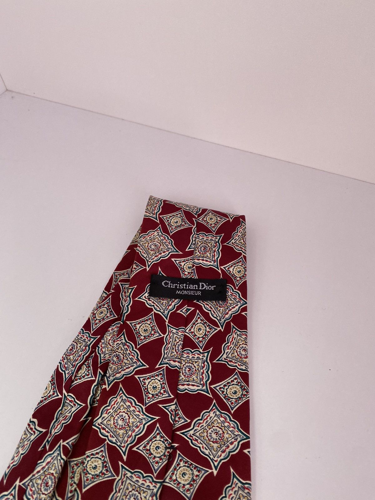 Christian Dior Monsieur × Vintage Vintage Christian Dior Silk Luxury Tie Size ONE SIZE - 7 Thumbnail