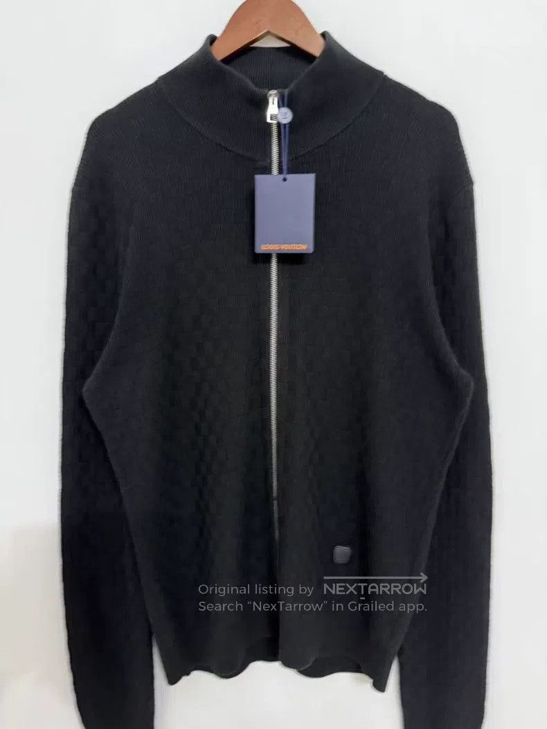 Louis Vuitton Louis Vuitton Black checkerboard chain jacket Size US L / EU 52-54 / 3 - 2 Thumbnail