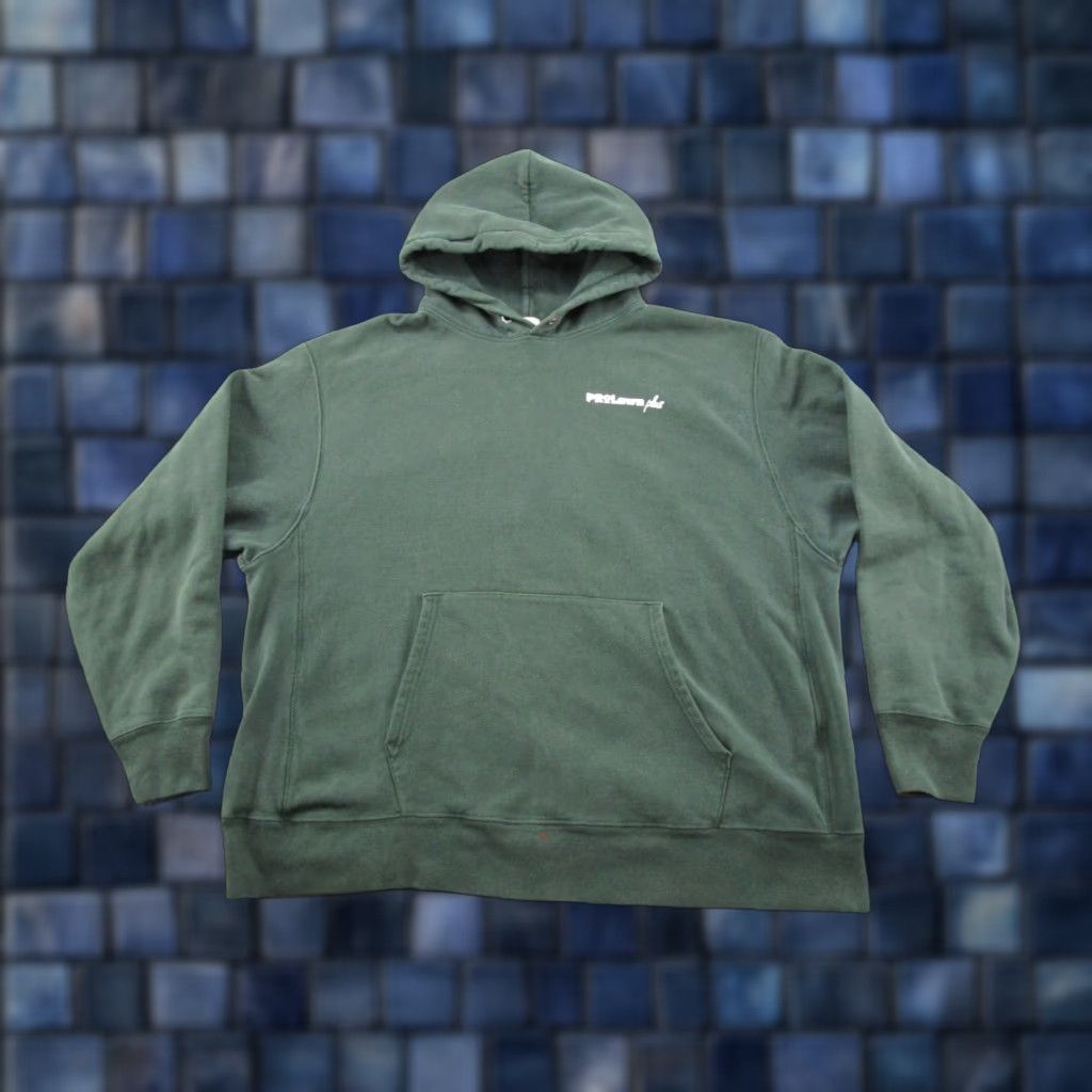 Champion VINTAGE Champion Hoodie 2XL Green Reverse Weave Logo Men Sweatshirt Size 2XL Short Style 90s Sports Hooded Pullover All Seasons Size US XXL / EU 58 / 5 - 1 Thumbnail