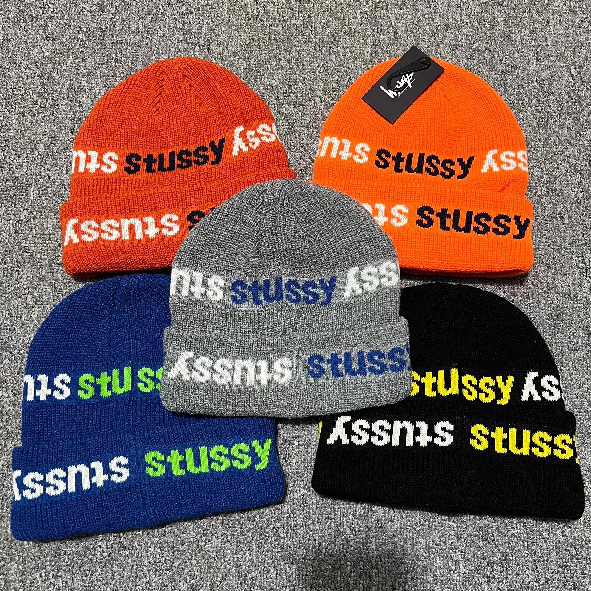 Stussy Stussy All-Over Logo Knitted Beanie Q7 Size ONE SIZE - 1 Thumbnail