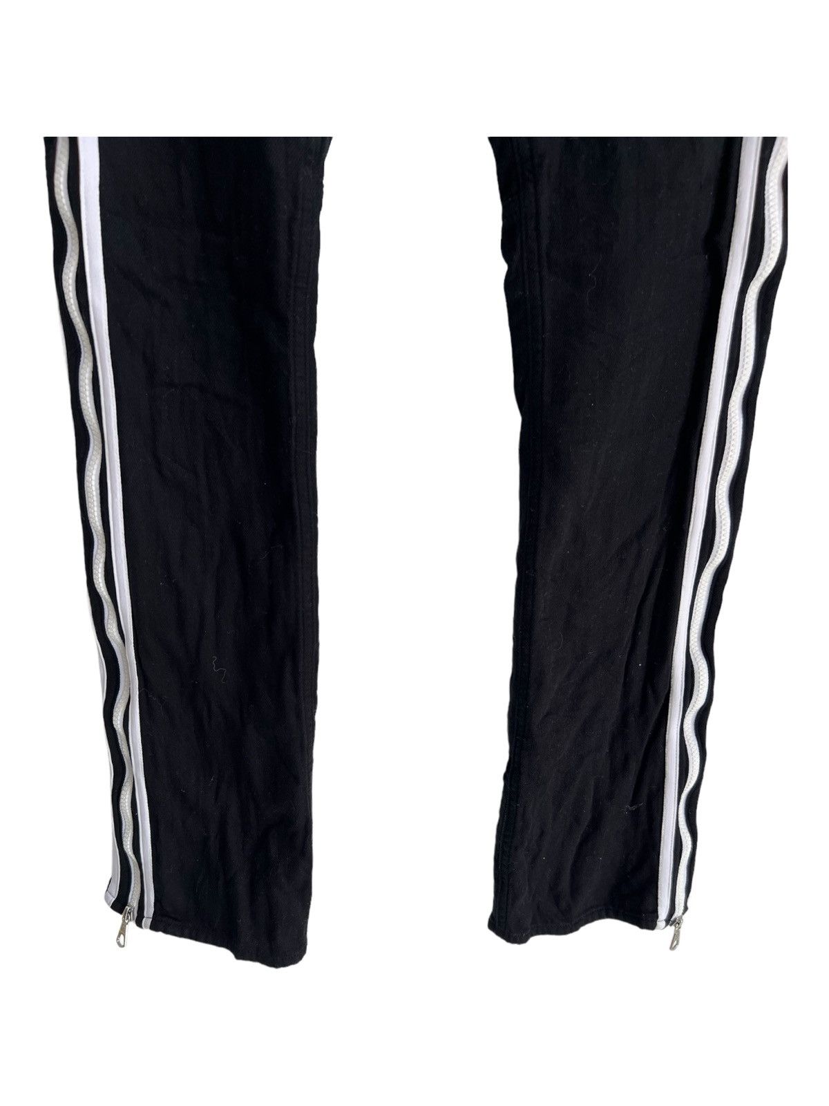 BUFFALO BOBS Bluttenblatt 🇯🇵 Flare Zip Hem CH Silver Button Goth Pants Size US 30 / EU 46 - 8 Thumbnail
