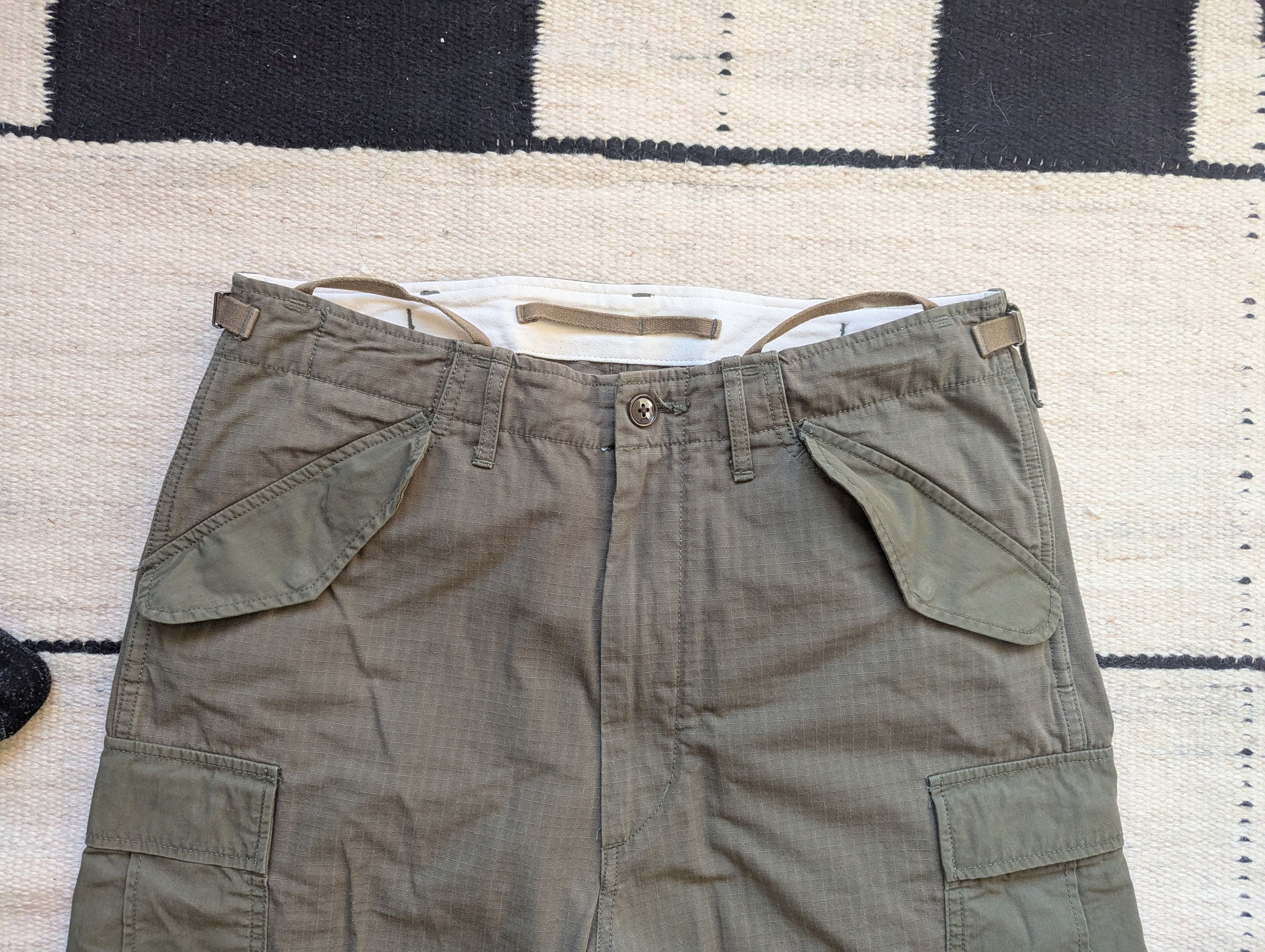 Nanamica Nanamica olive green cordura Cargo pants Size US 32 / EU 48 - 3 Thumbnail