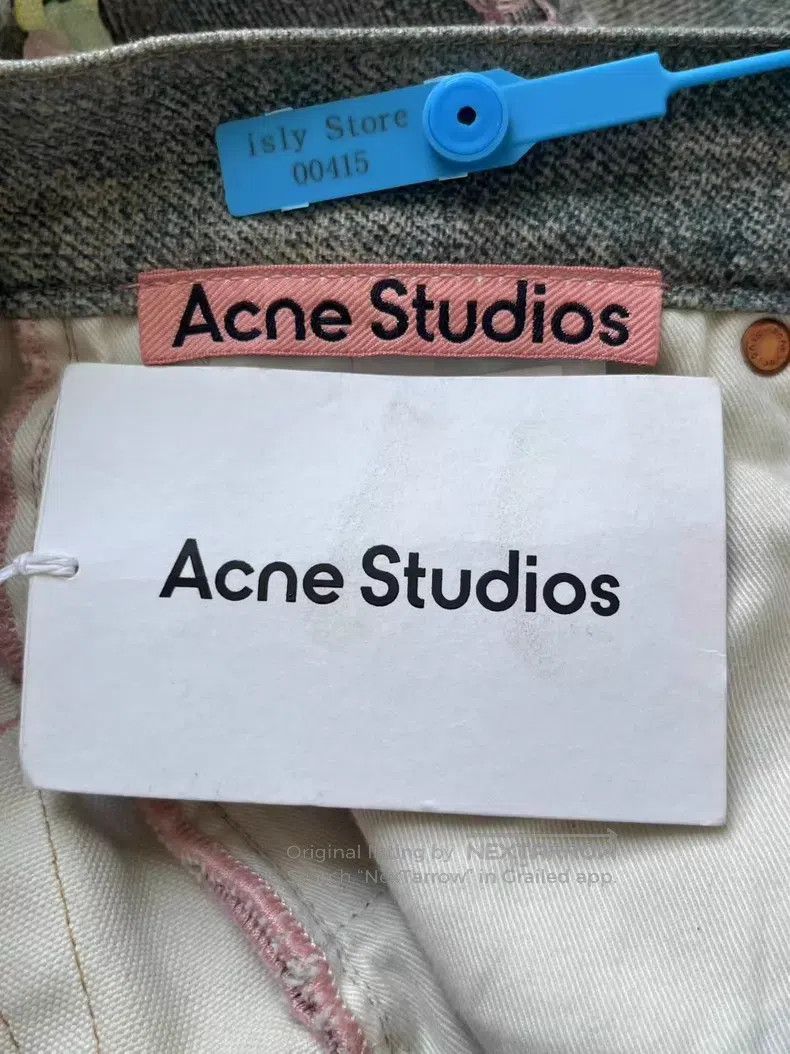 Acne Studios Acne Studios Loose Fit Retro Printed Wide Leg Seven-Eighth Size US 32 / EU 48 - 4 Thumbnail