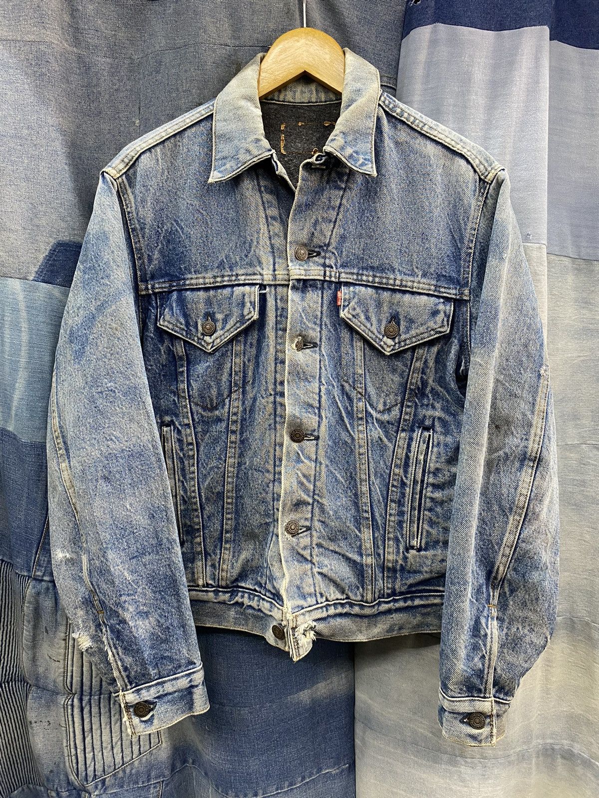 Levi's Vintage Clothing 70s 80s levis blanket jacket distressed M Size US M / EU 48-50 / 2 - 7 Thumbnail
