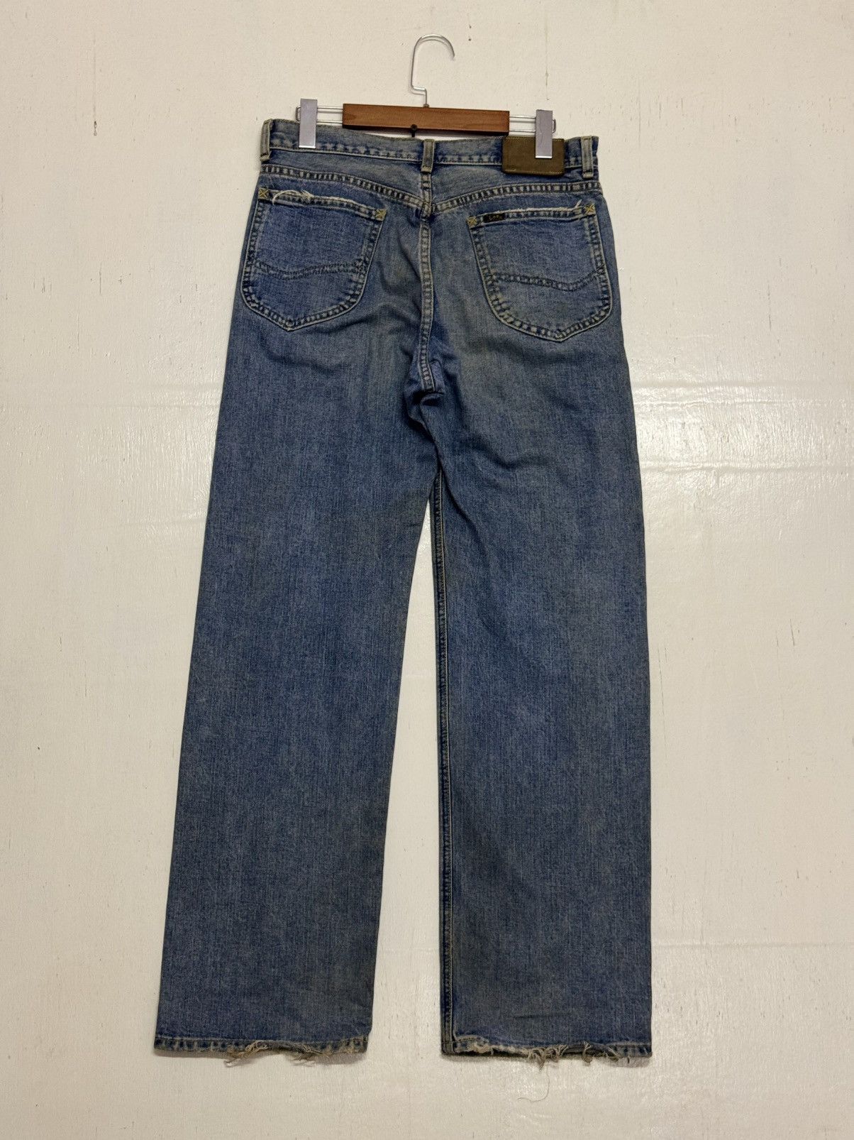 Lee × Vintage Vintage Lee Denim Sunfaded Size US 33 - 5 Thumbnail