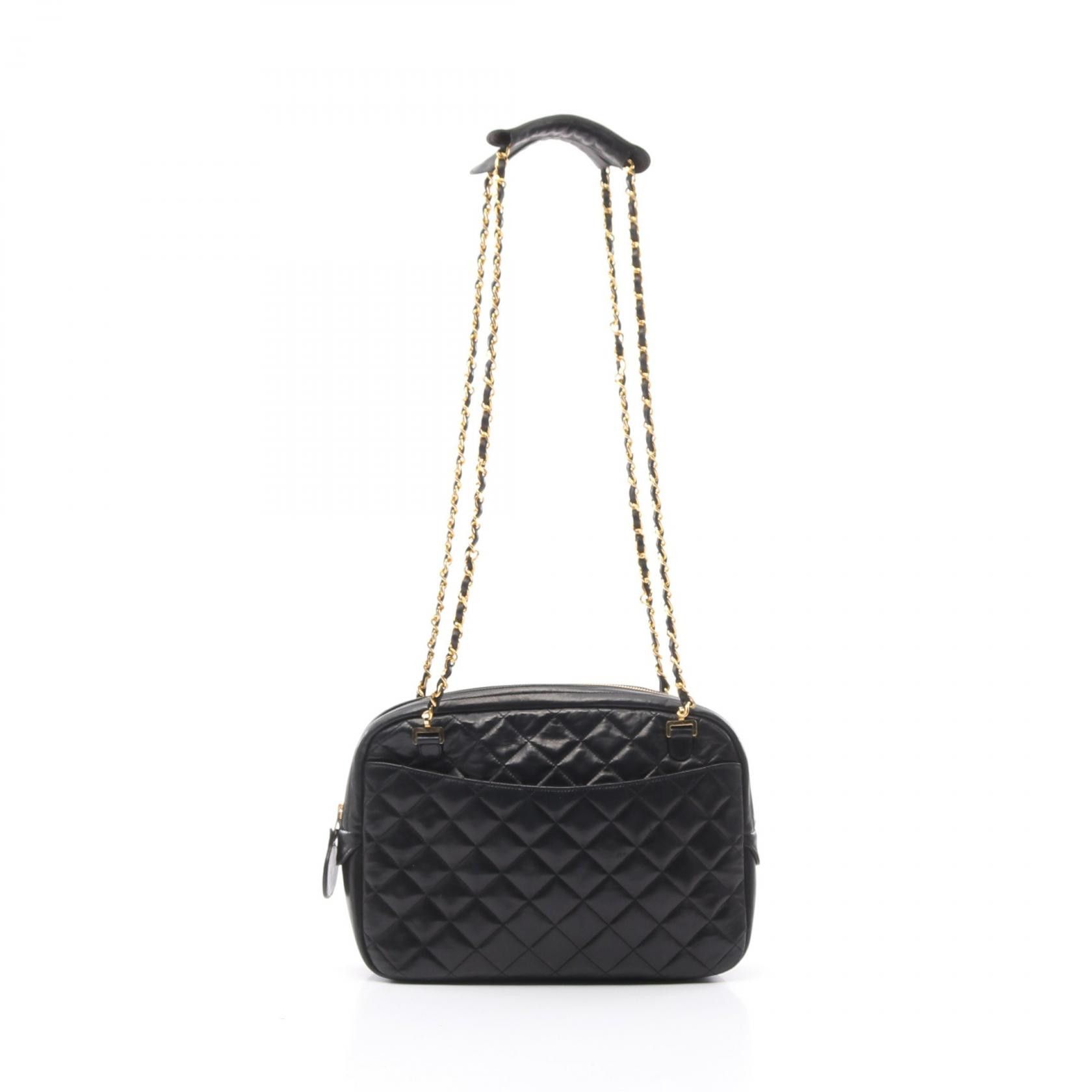 Chanel Chanel Chanel Matelasse Lambskin Shoulder Bag Leather Shoulder Bag Size ONE SIZE - 1 Thumbnail