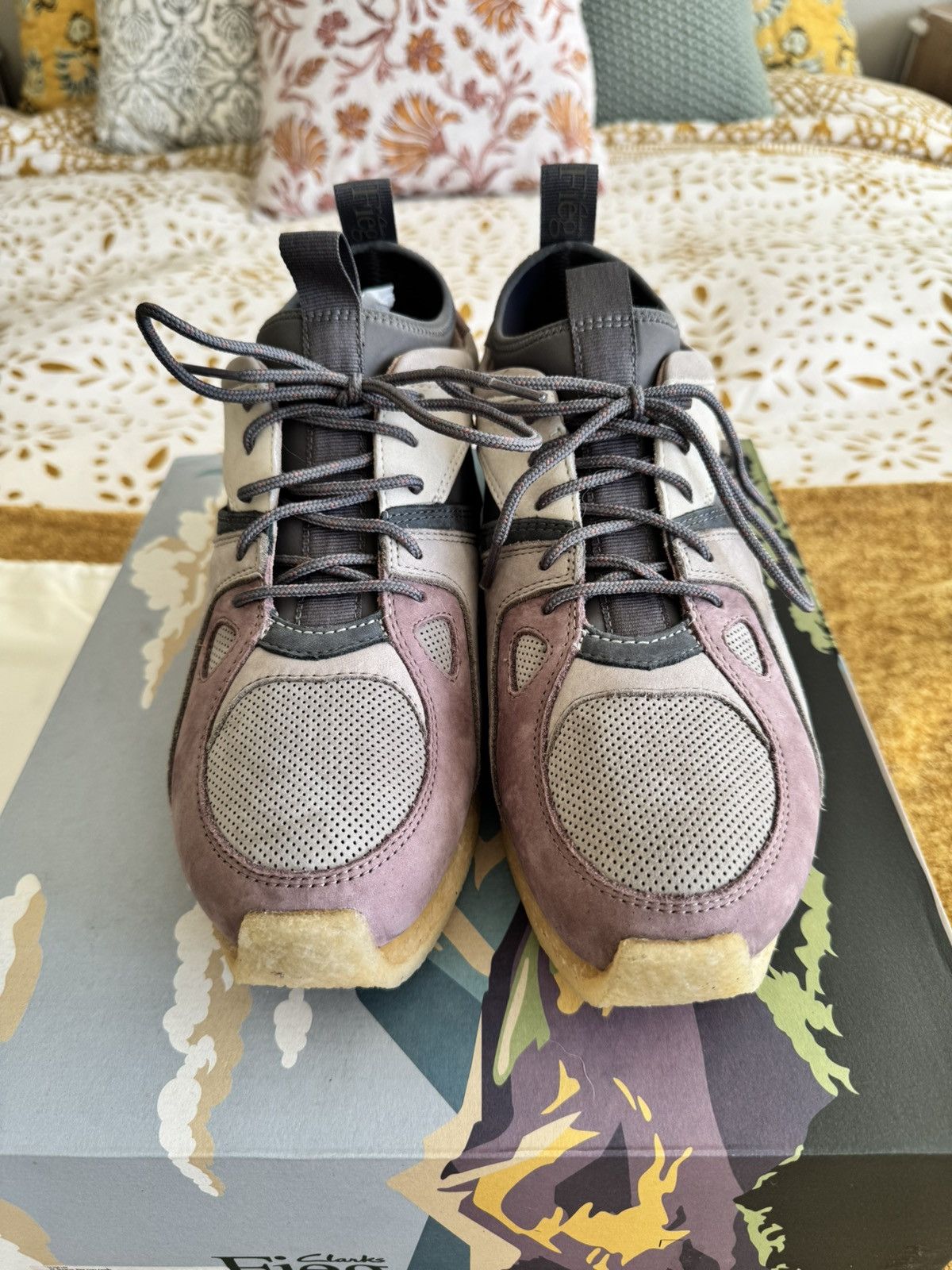 Clarks × Kith DEADSTOCK! Ronnie Fieg for Clarks Breacon - Purple Grey Size US 7.5 / EU 40-41 - 2 Thumbnail