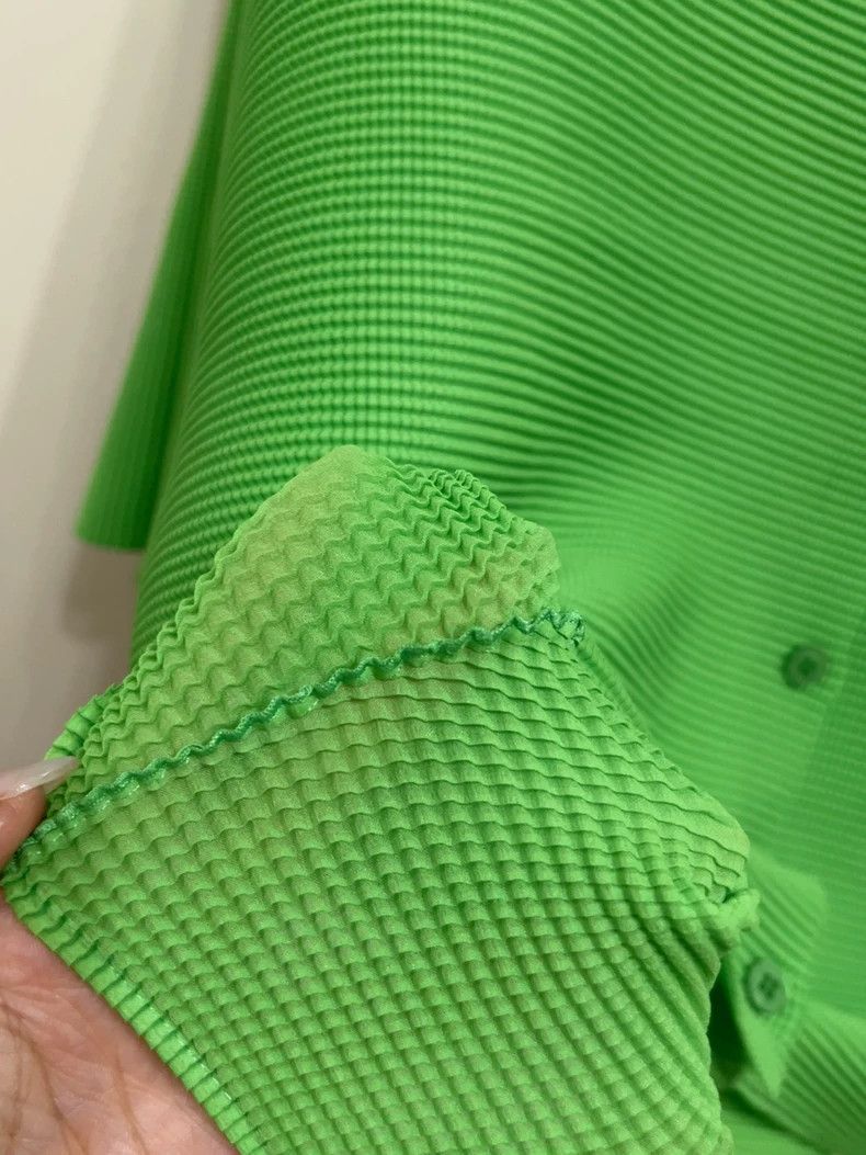 Issey Miyake issey miyake size:one size Green long sleeves 2505-Nextarr Size XXS / US 00 / IT 34 - 4 Thumbnail