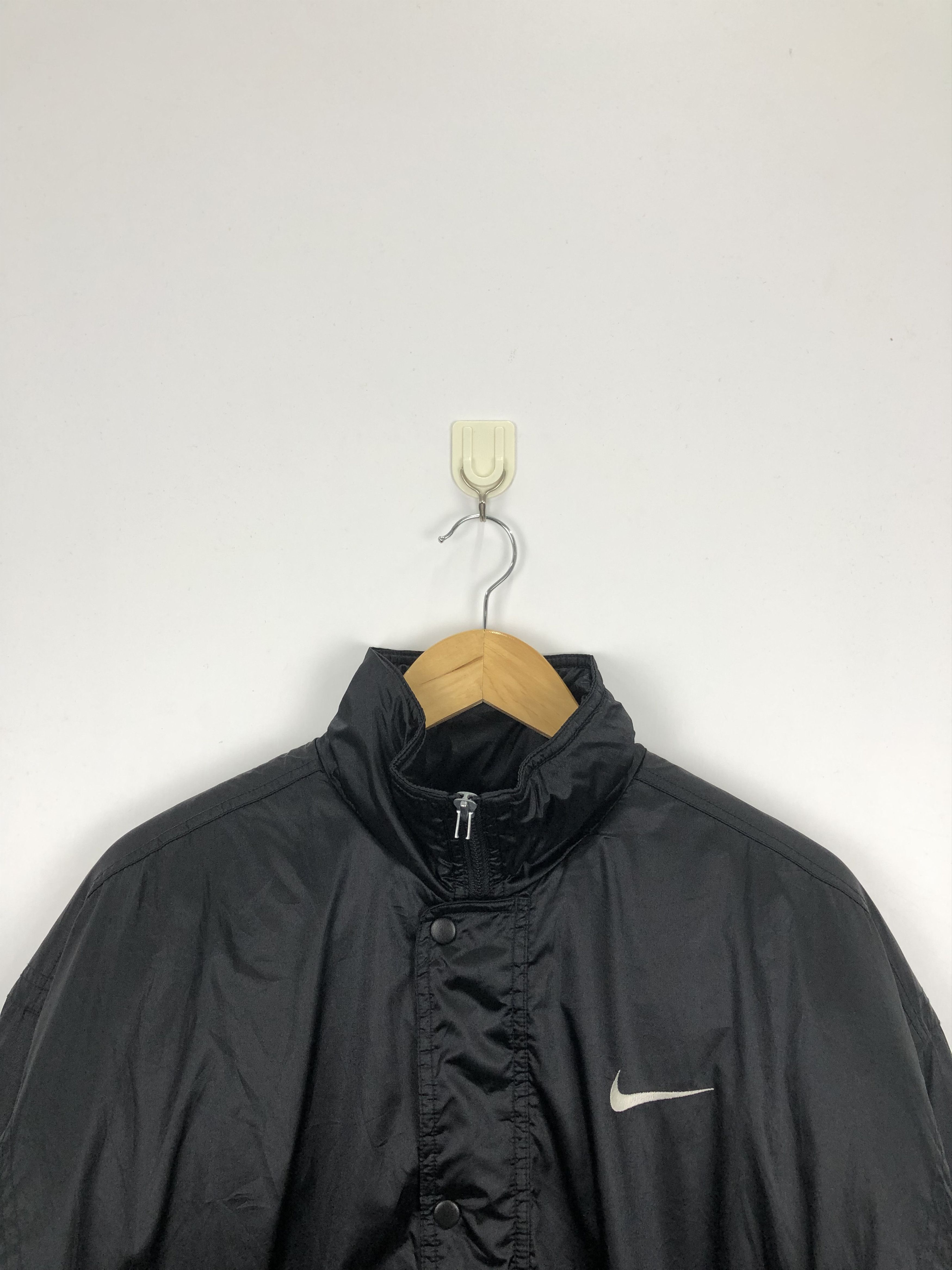 Nike Vintage 90s Nike Swoosh Long Jacket J0760 Size US M / EU 48-50 / 2 - 7 Thumbnail
