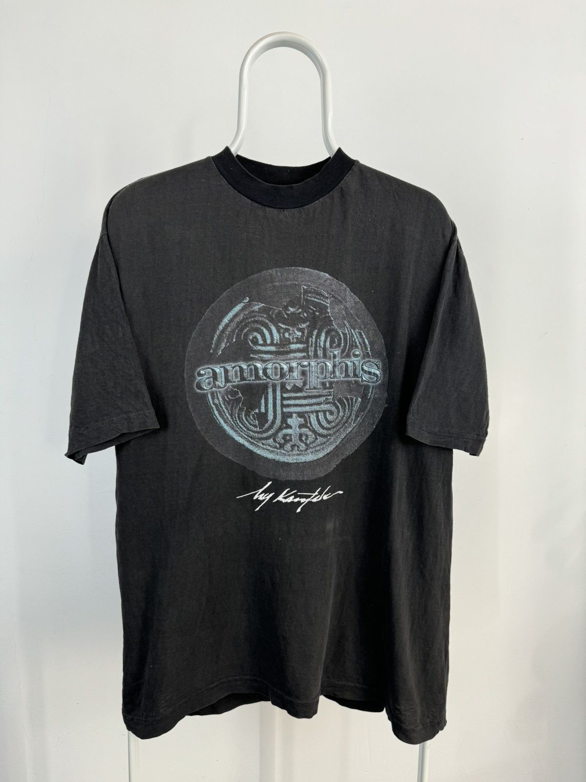 Band Tees Vintage Rare Amorphis My Kantele Big Logo Band Tee Size US L / EU 52-54 / 3 - 1 Thumbnail