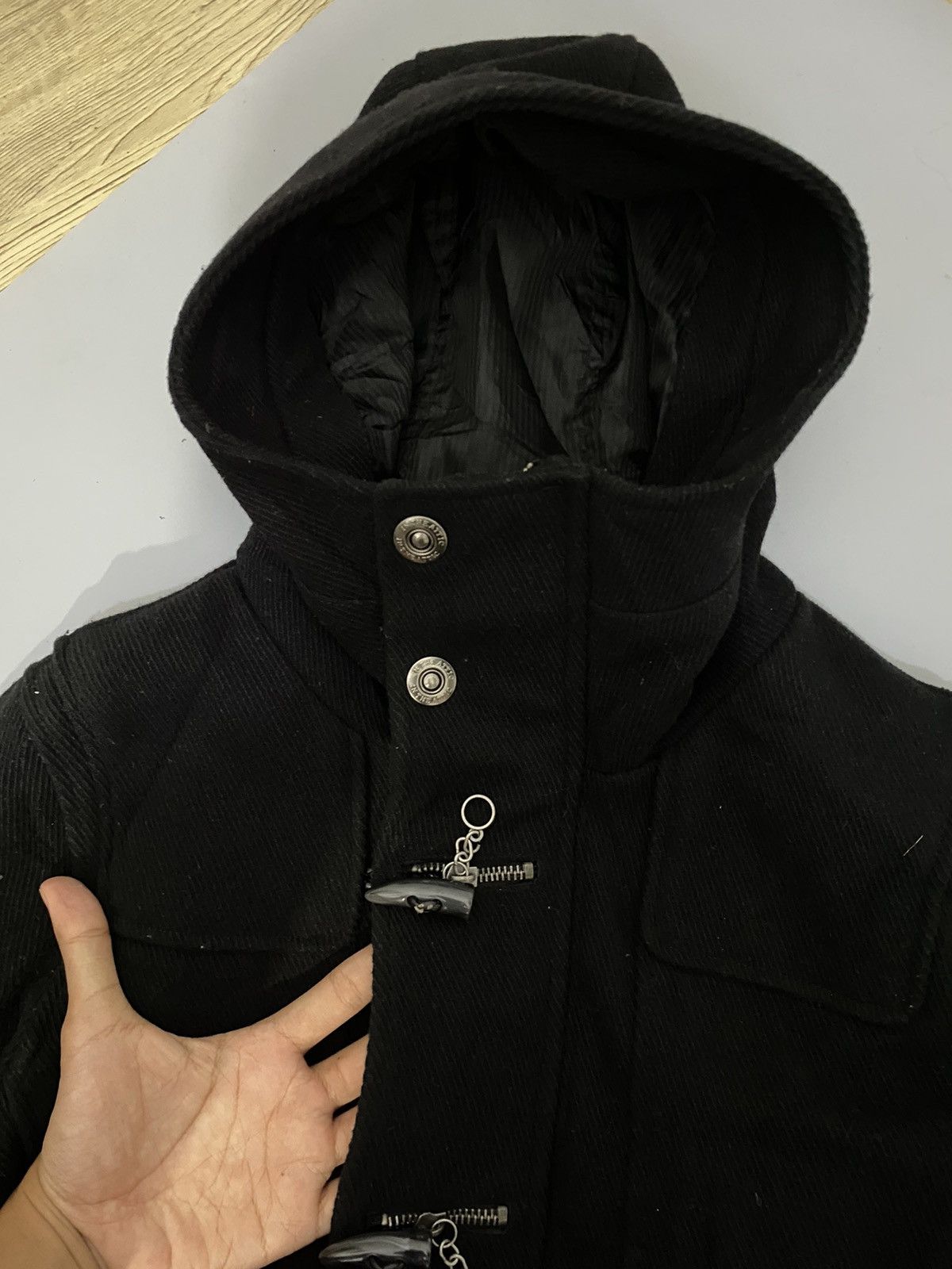 In The Attic 💥Rare💥In The Attic Hooded Double Zip Jacket Size US M / EU 48-50 / 2 - 7 Thumbnail