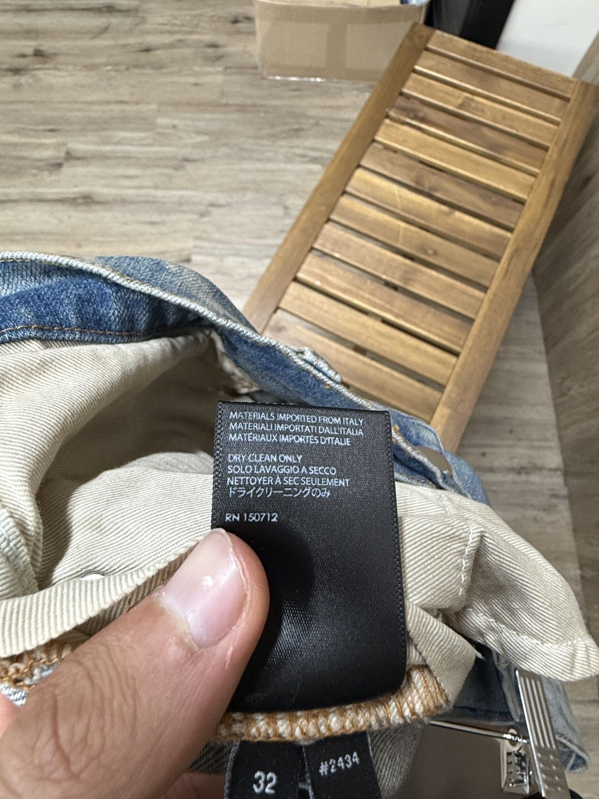 Amiri Amiri Cherbub Denim Jeans Size US 32 / EU 48 - 13 Thumbnail