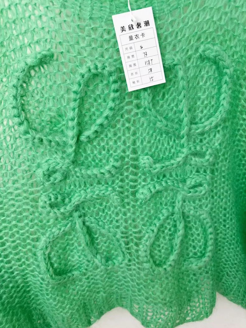 Loewe LOEWE Knitted openwork sweater Size S / US 4 / IT 40 - 3 Thumbnail