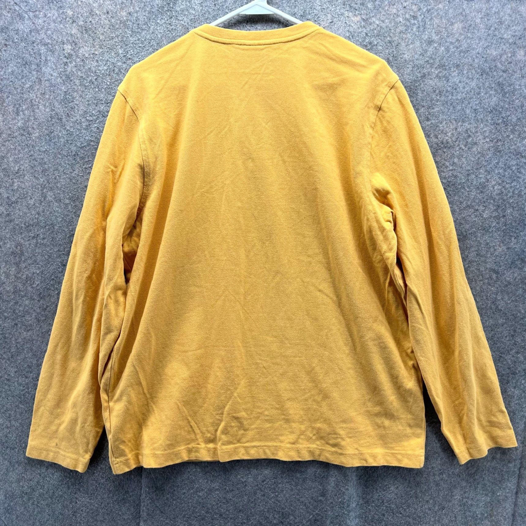 Brooks Brothers Brooks Brothers Shirt Mens Large Yellow Long Sleeve Henley Pullover Mustard Shirt Size US L / EU 52-54 / 3 - 2 Thumbnail