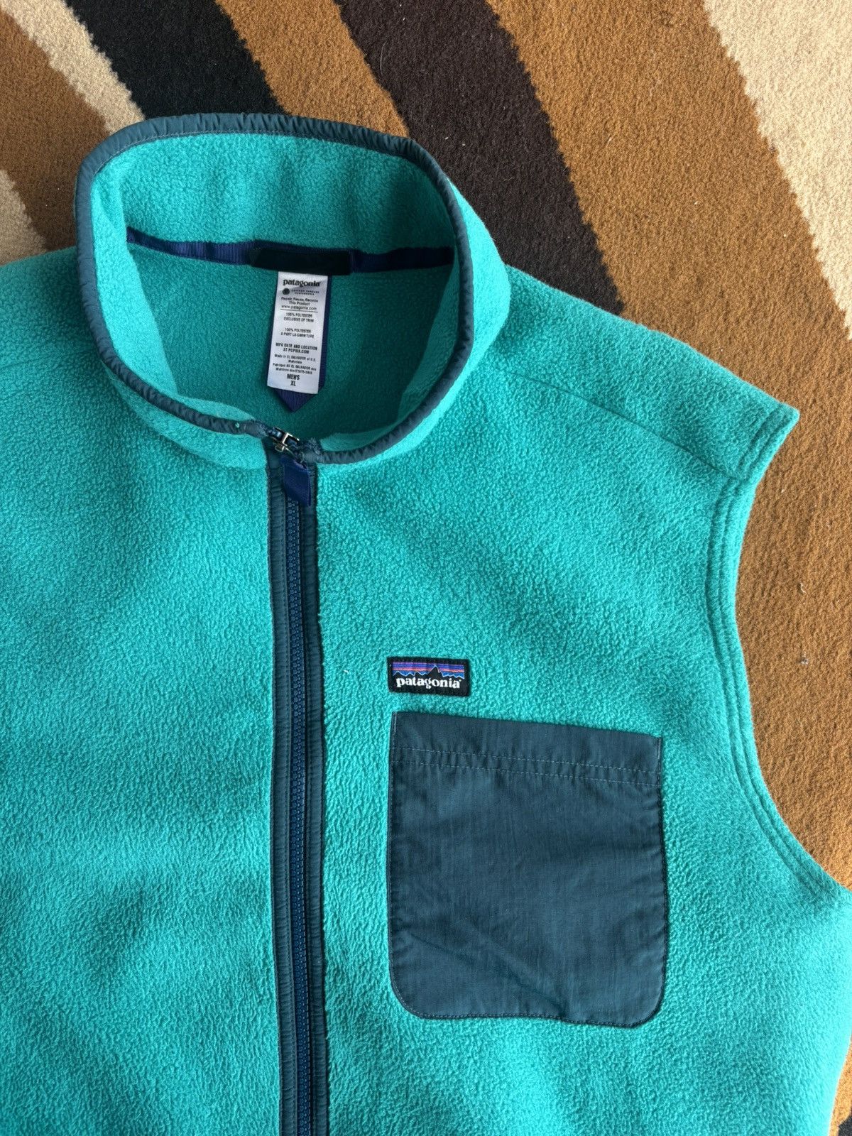 Patagonia Patagonia Classics Turquoise Vest Size US XL / EU 56 / 4 - 4 Thumbnail