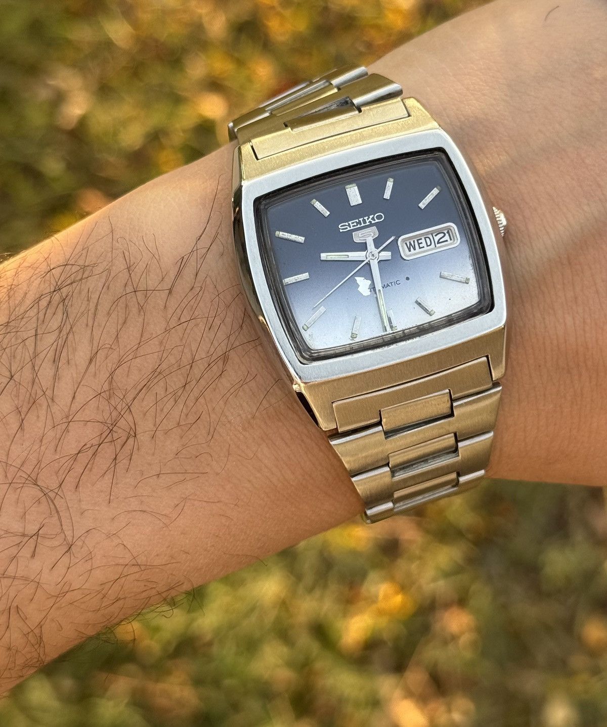 Seiko Vintage Seiko 5 Automatic 6319 – Blue Dial,Japan wrist Watch Size 36 - 20 Thumbnail