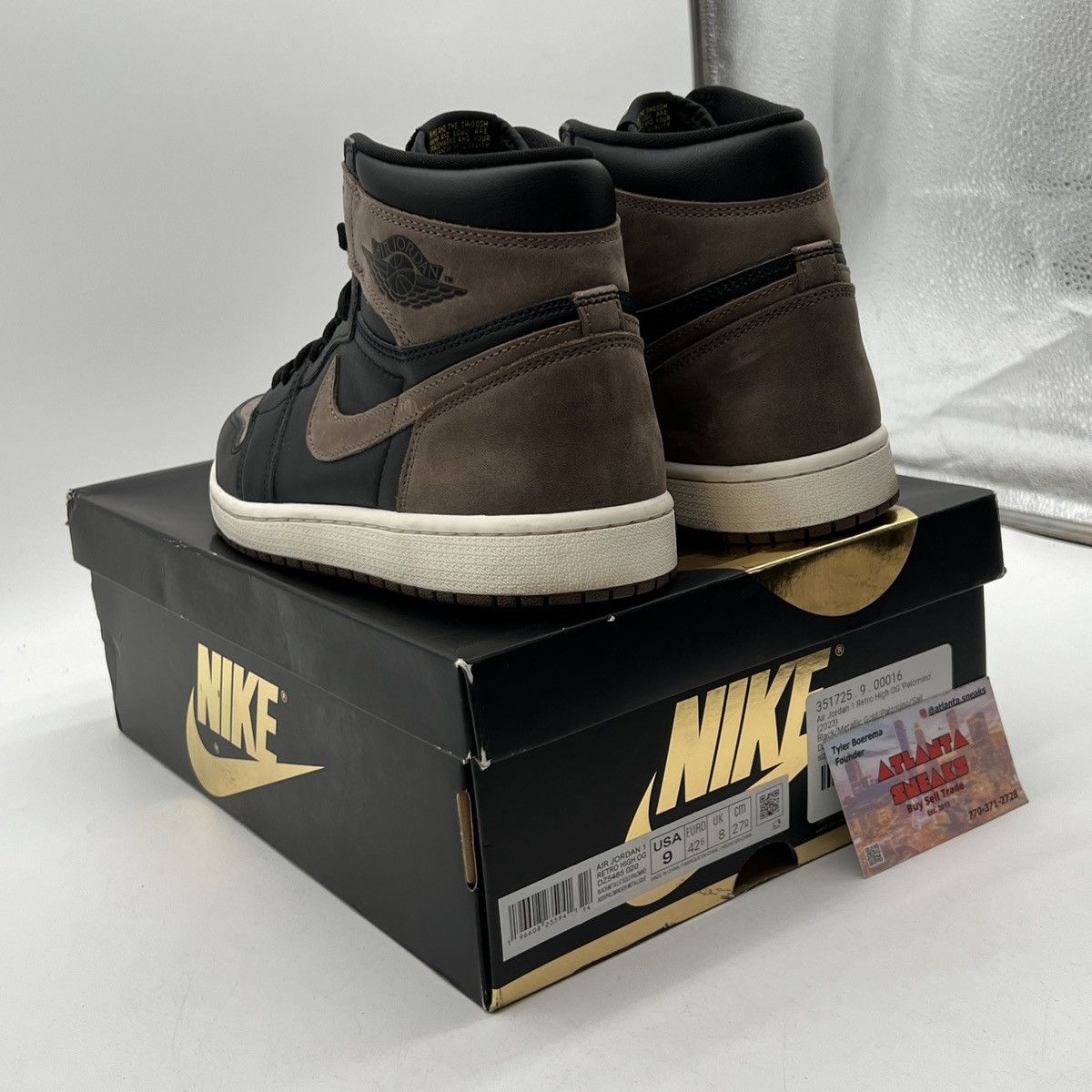 Nike Air Jordan 1 High palomino Size US 9 / EU 42 - 4 Thumbnail
