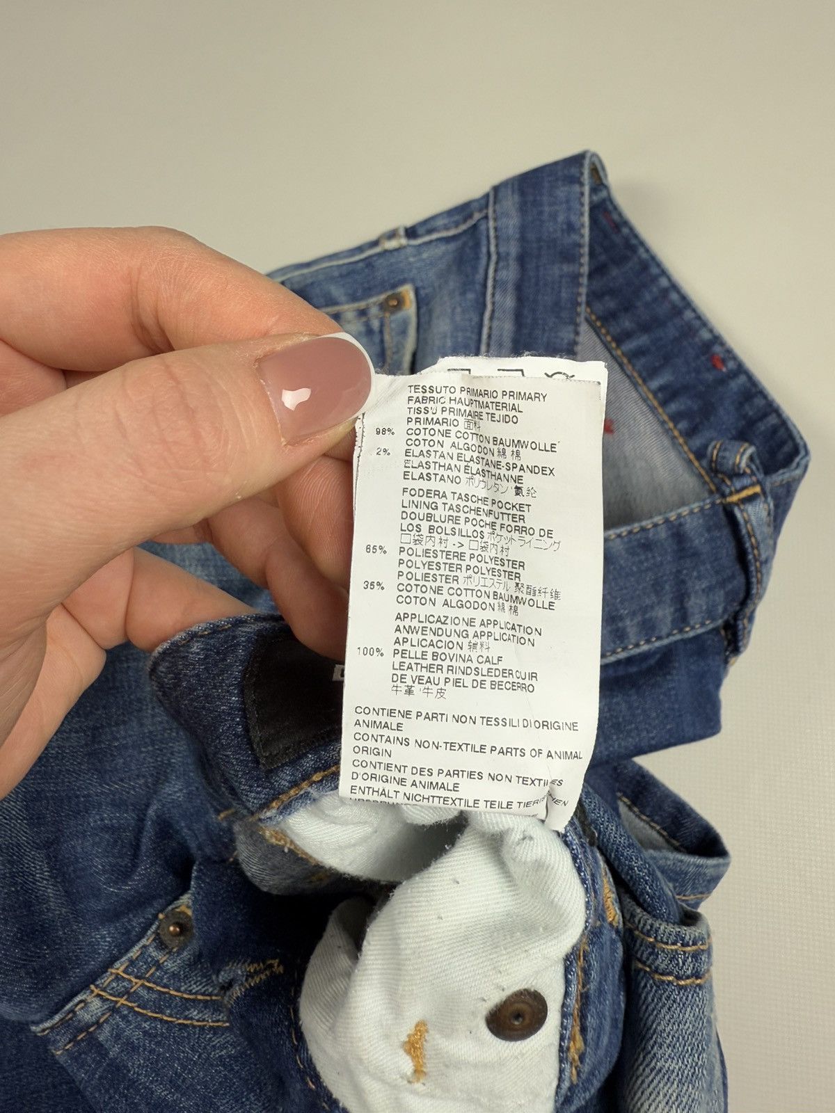 Dsquared2 Dsquared Men’s Distressed Denim Skater Skinny Jeans Size US 30 / EU 46 - 14 Thumbnail