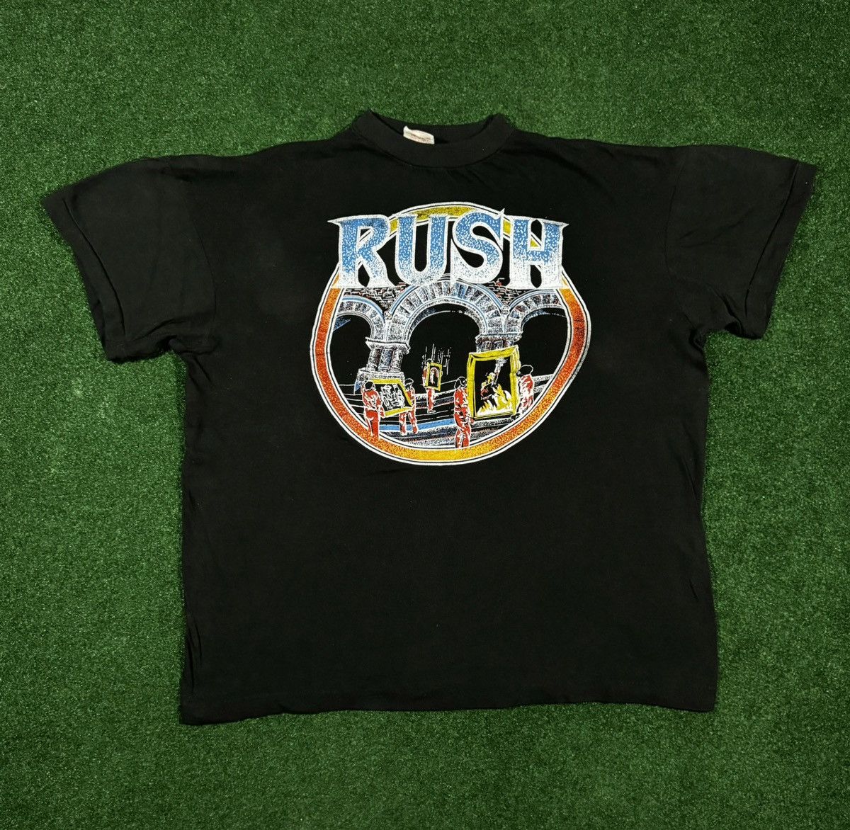 Vintage Vintage 1990s Rush Moving Pictures Band T-Shirt | Grailed