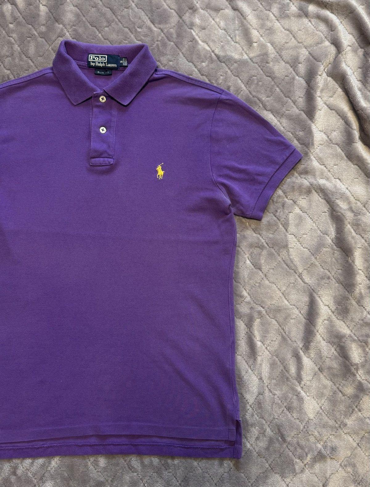 Polo Ralph Lauren × Vintage Vintage Polo Ralph Lauren Chief Keef Purple Polo Size US S / EU 44-46 / 1 - 3 Thumbnail