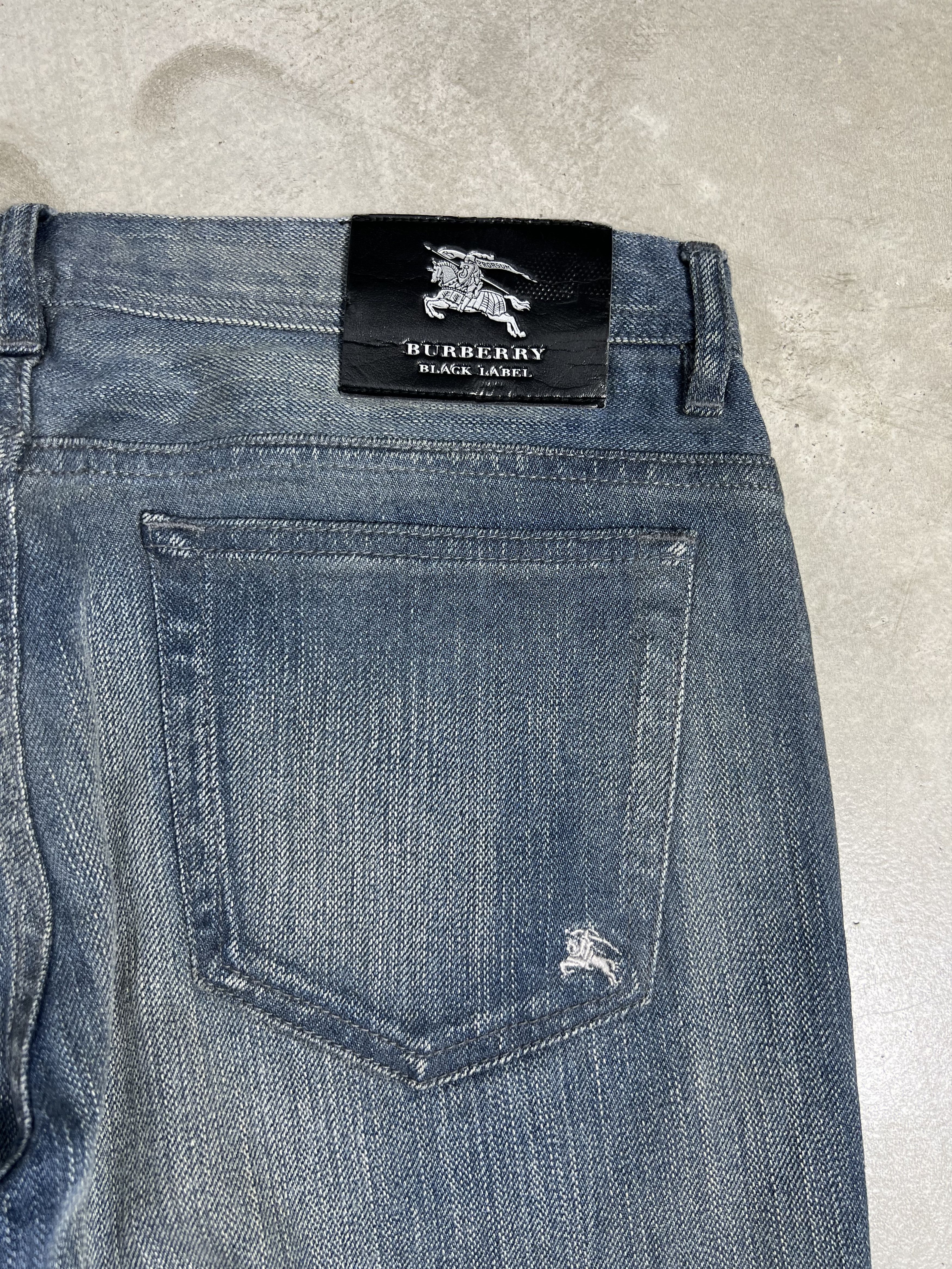 Burberry Burberry Black Label Distressed Denim GTMPT364 Size 31" - 2 Thumbnail