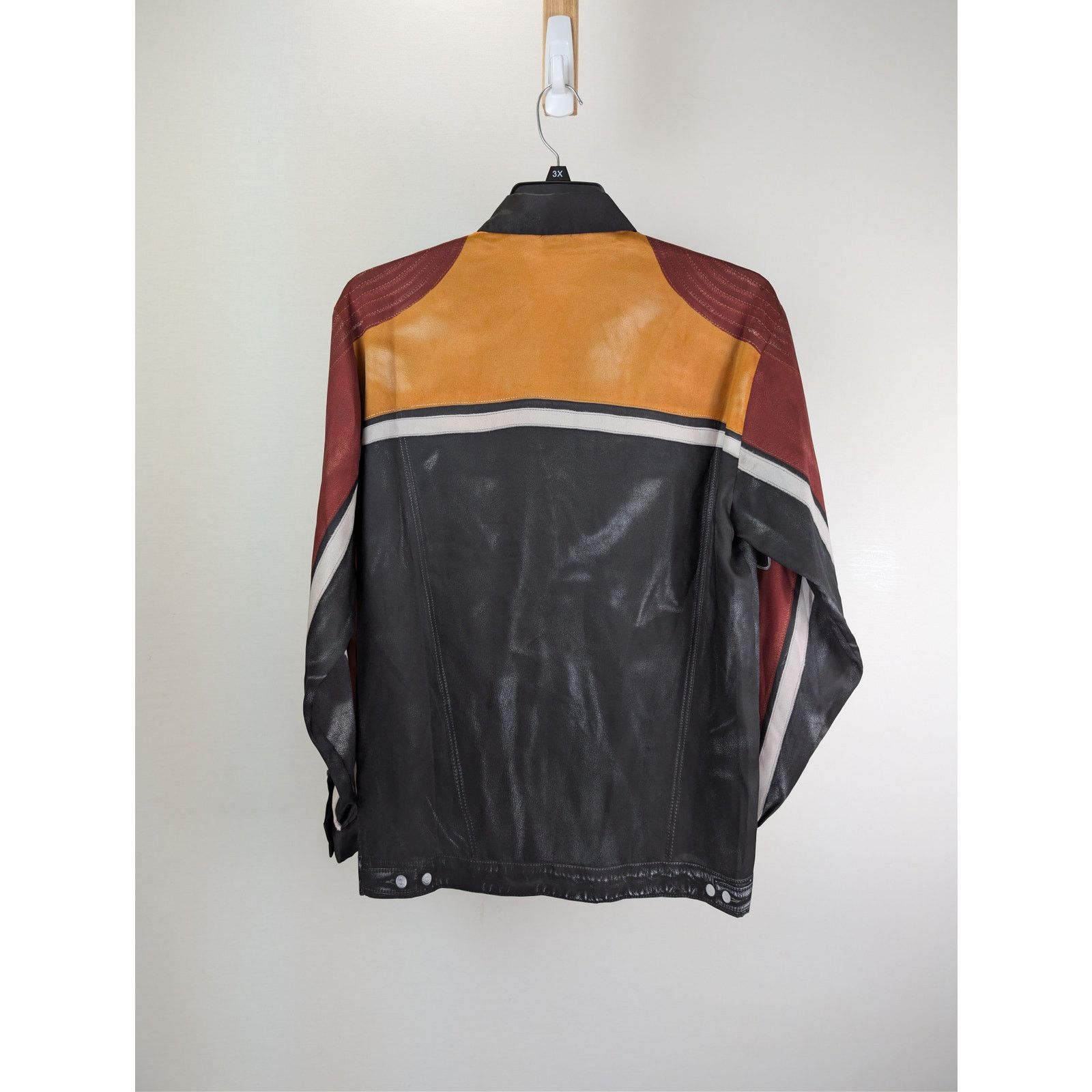 Diesel o1rshd1 S-Gilliam Biker-Jacket Effect Shirt in Black Size US L / EU 52-54 / 3 - 13 Thumbnail