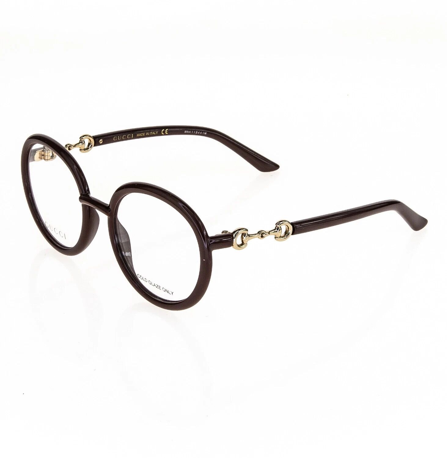 Gucci GUCCI Horsebit 0891 Brown Round Retro Eyeglasses GG0891O 002 Size ONE SIZE - 7 Thumbnail