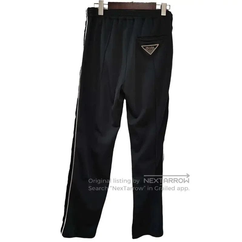 Prada Prada Black Cotton Blend Casual Pants. Size 23" - 2 Thumbnail