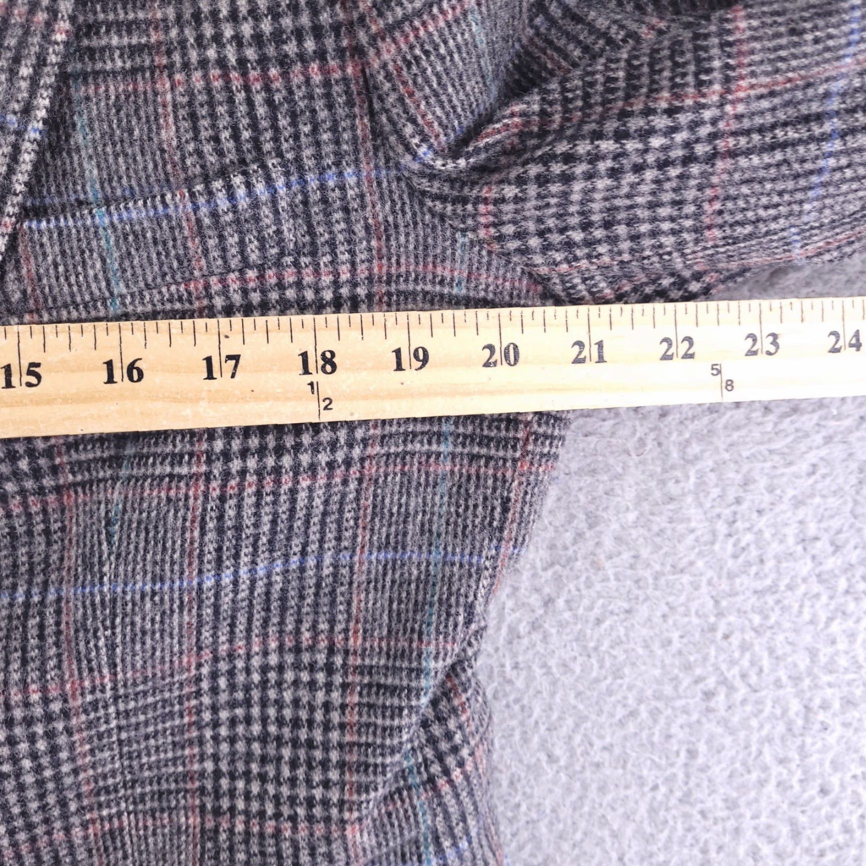 Vintage Miller & Rhoads Blazer Mens 40 Brown Wool Tweed Coat Jacket Size 42R - 5 Thumbnail
