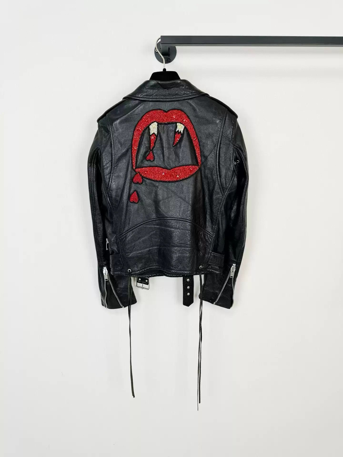 Saint Laurent Paris Saint Laurent blood tooth leather coat Size US S / EU 44-46 / 1 - 1 Thumbnail