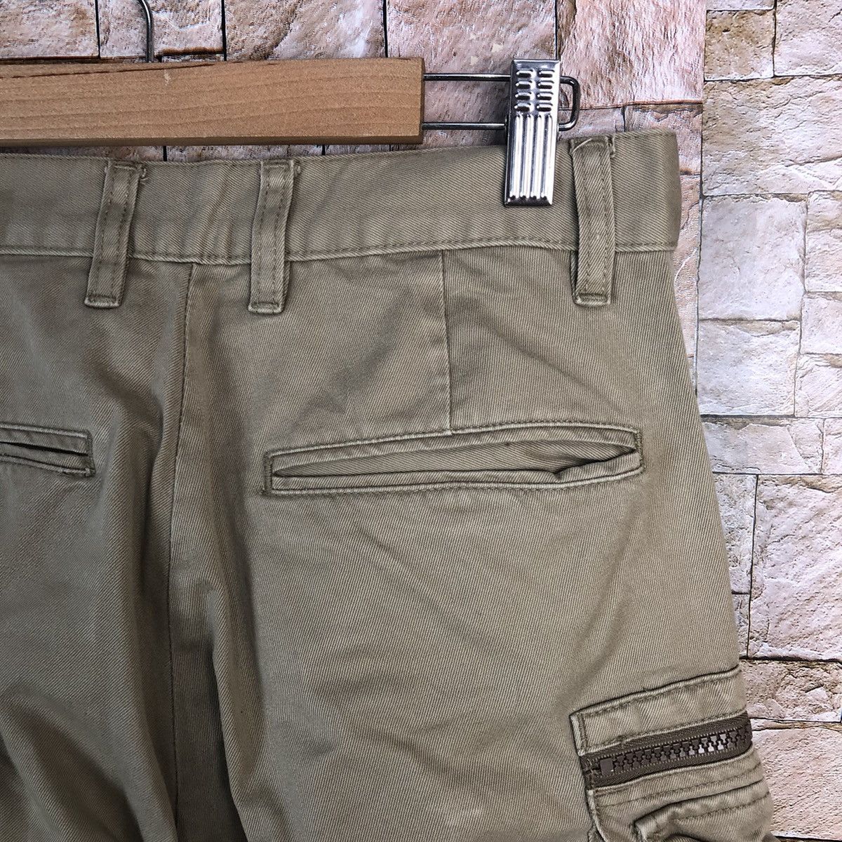 Japanese Brand DL Japan streetwear Brown Cargo Multipocket Pants #A457 Size US 29 - 18 Thumbnail