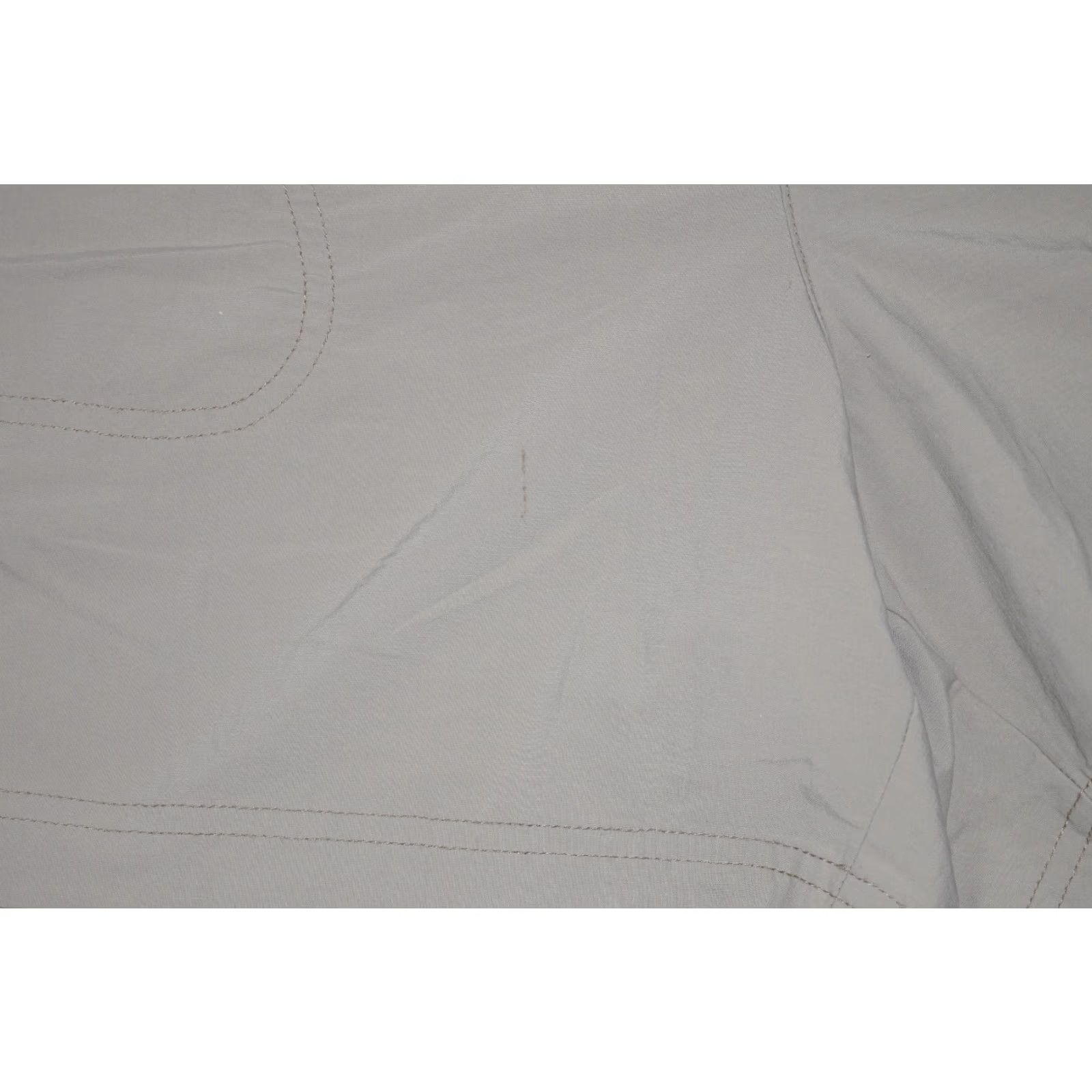 Vintage COLUMBIA Womens Hiking Shorts Elastic Waist Beige L 5in Inseam Beach Activewear Casual with Pockets - 100% Nylon, Regular Fit, Lightweight Size 36" / US 14 / IT 50 - 2 Thumbnail