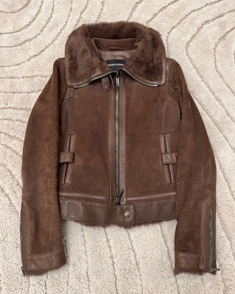 ジャケット・アウター vintage croped far jacket EMPORIO ARMANI VTG