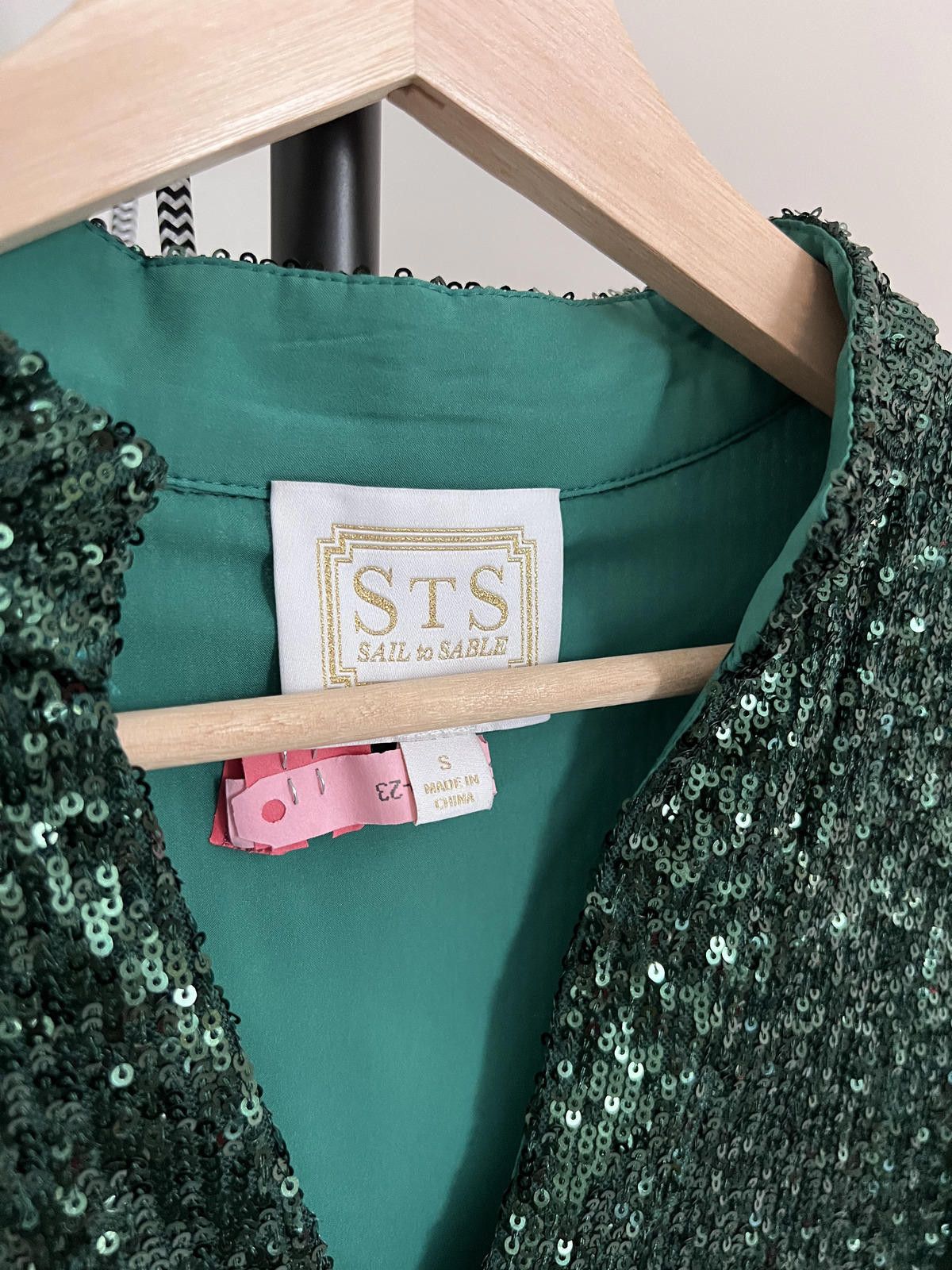 Other Sail to Sable Charlotte Sequin Dress - Emerald Green - Small Size S / US 4 / IT 40 - 3 Thumbnail