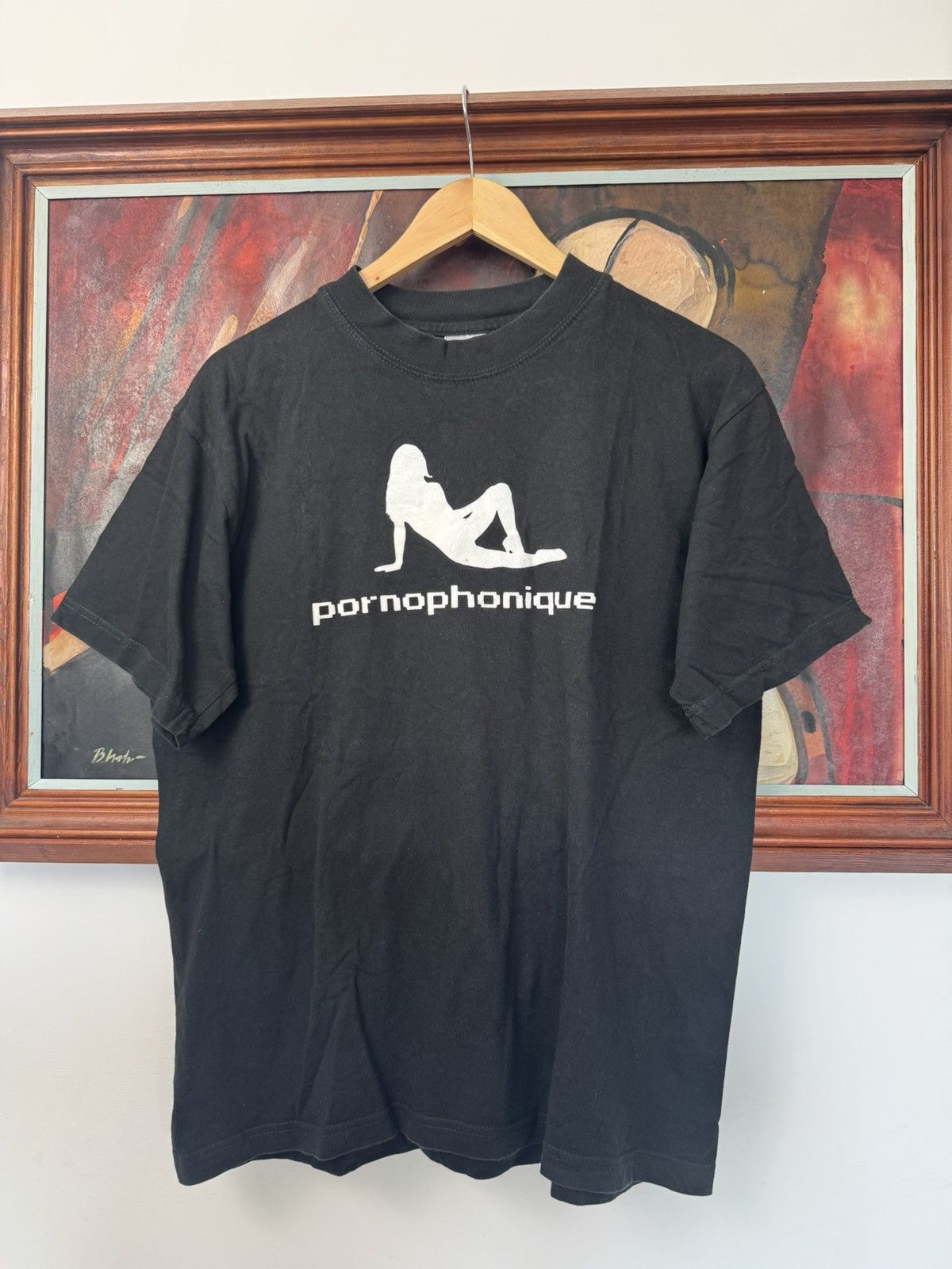 Band Tees Pornophonique Vintage Y2k Band Tee Electronic Duo Dj Techno Size US M / EU 48-50 / 2 - 1 Thumbnail