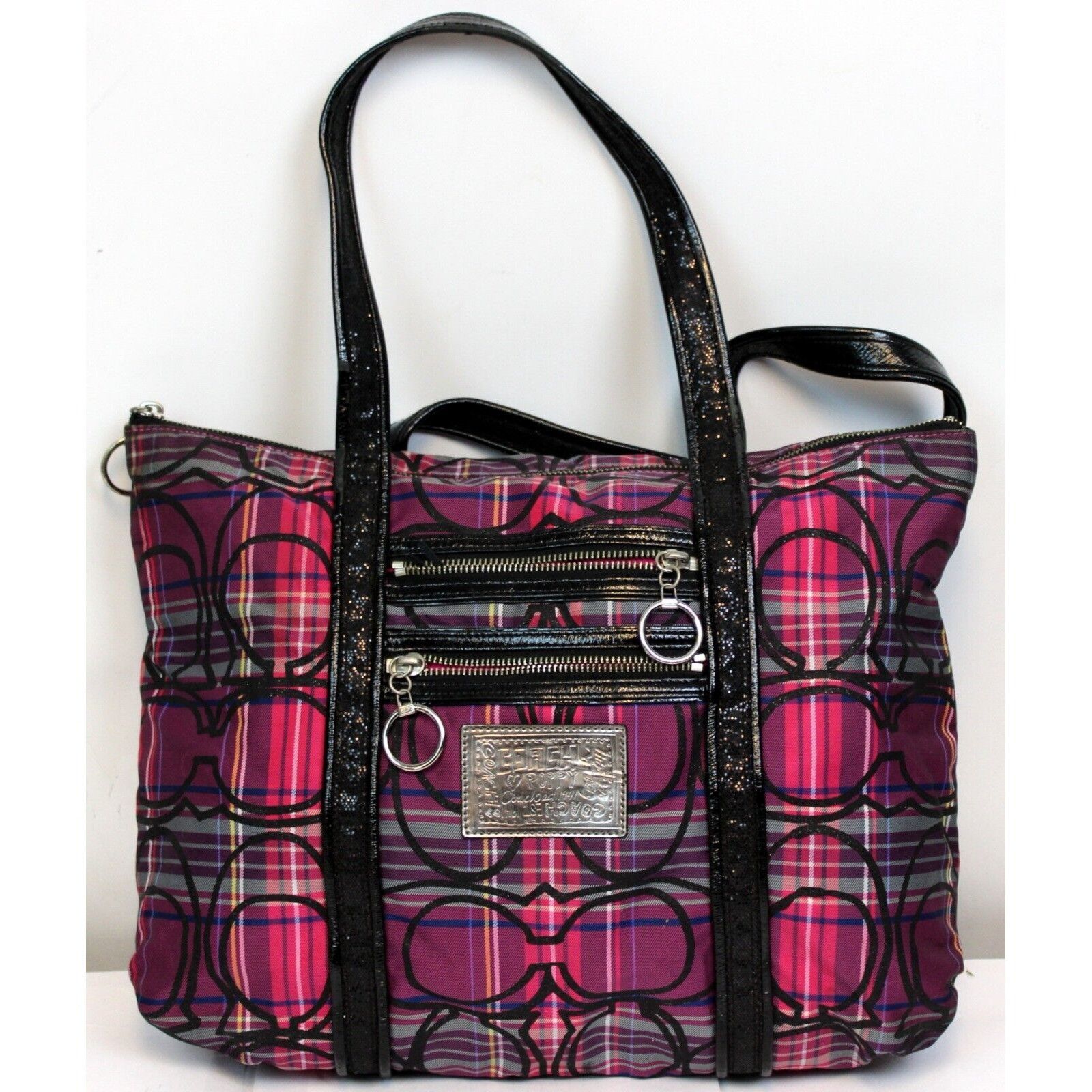 Coach Plaid Tote Bag retailer