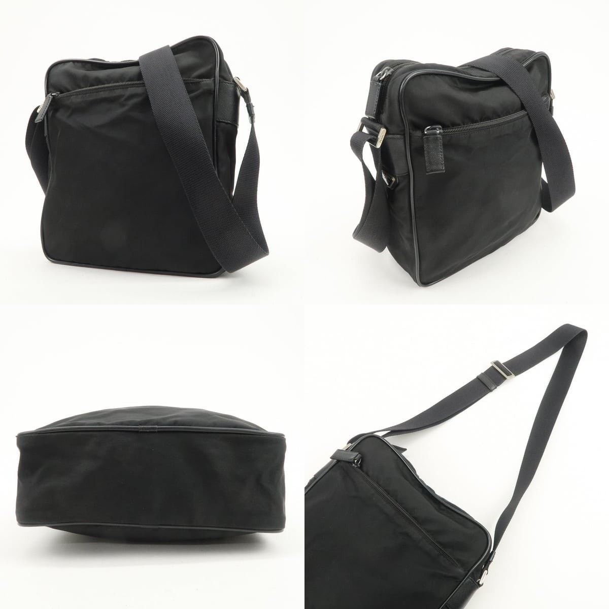 Prada Prada Tessuto Crossbody Bag Black Size ONE SIZE - 3 Thumbnail